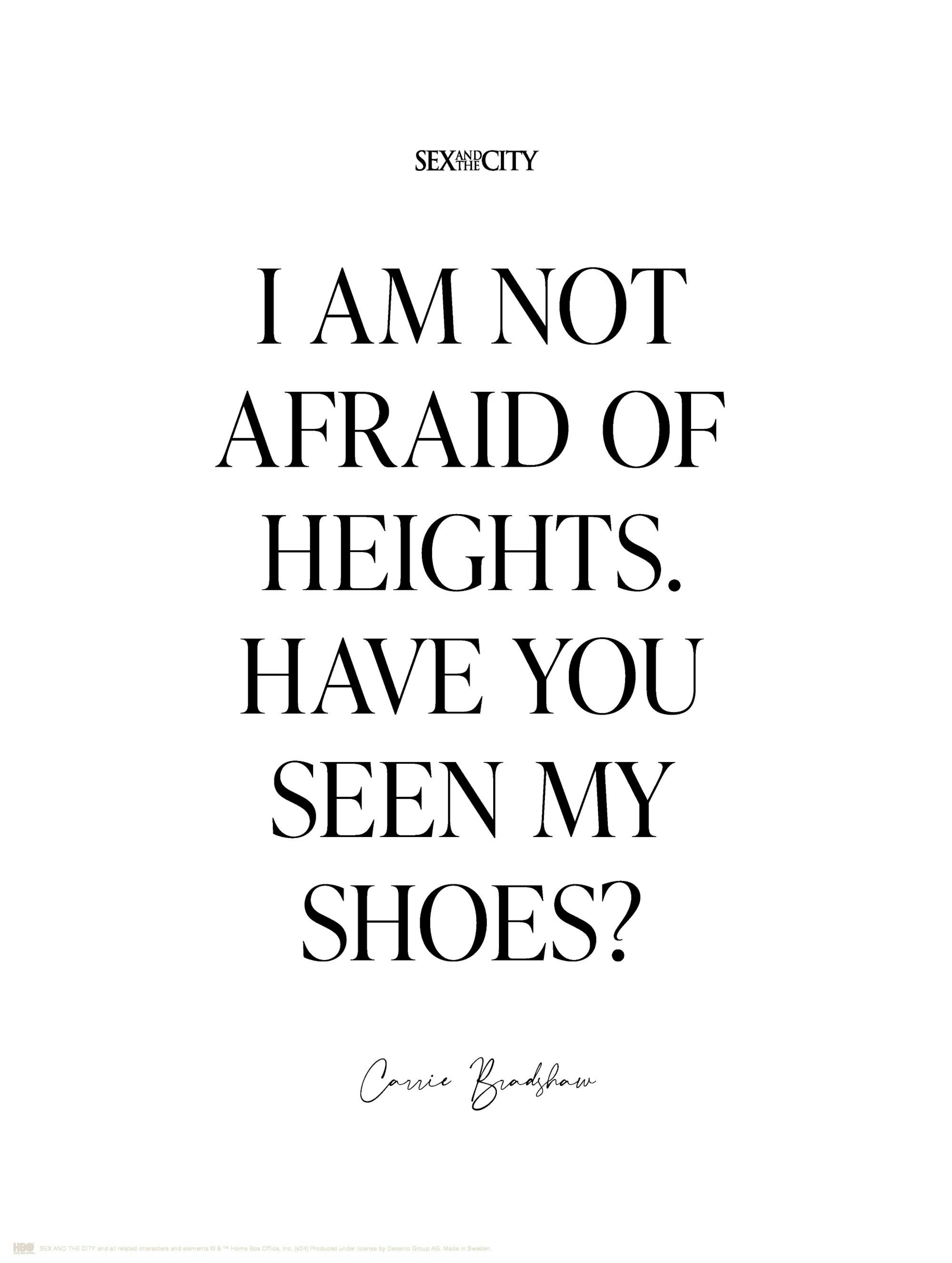 Sex and the City™ - Not Afraid of Heights Poster thumbnail