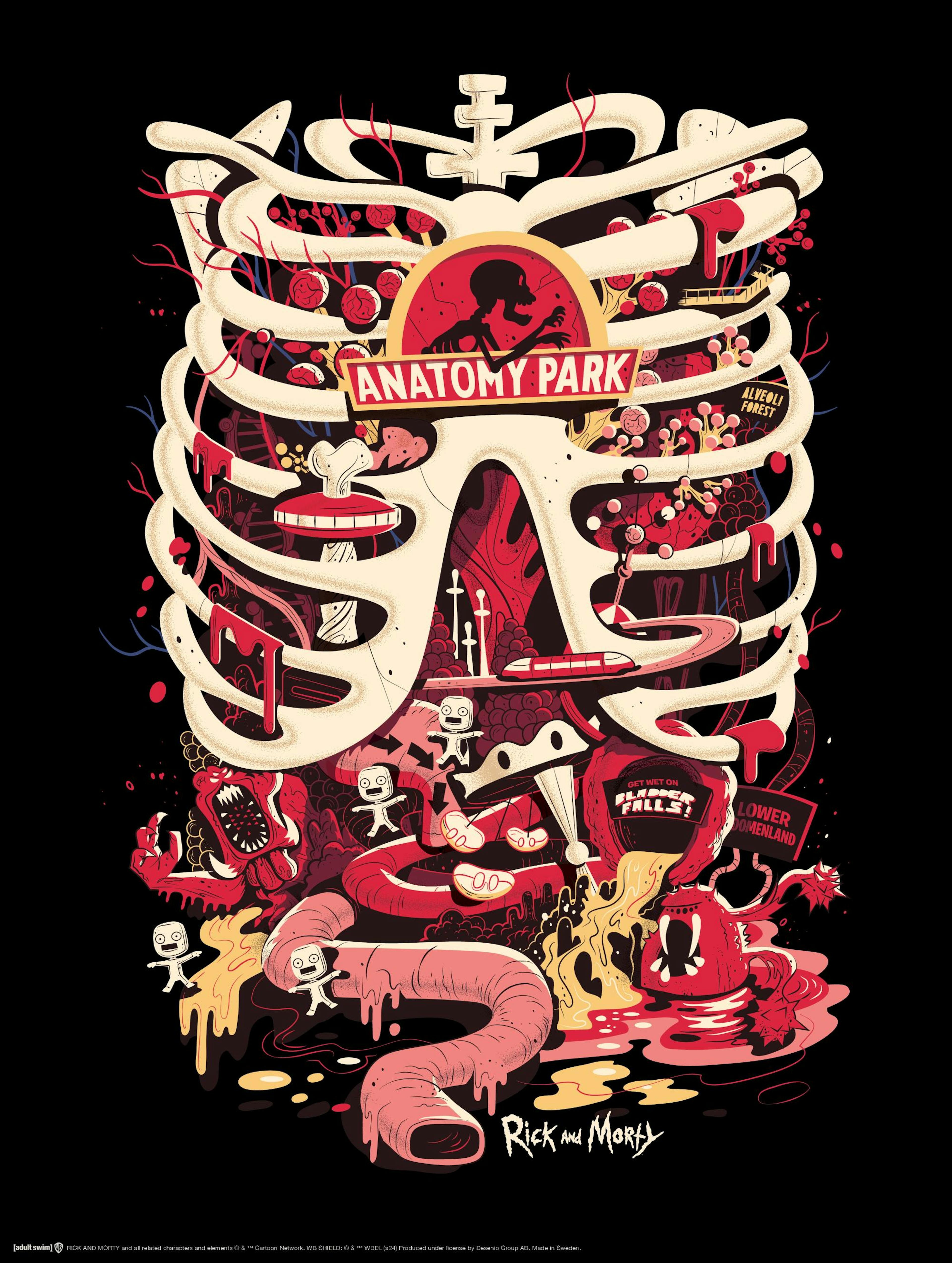 Rick and Morty™ Anatomy Park Poster thumbnail