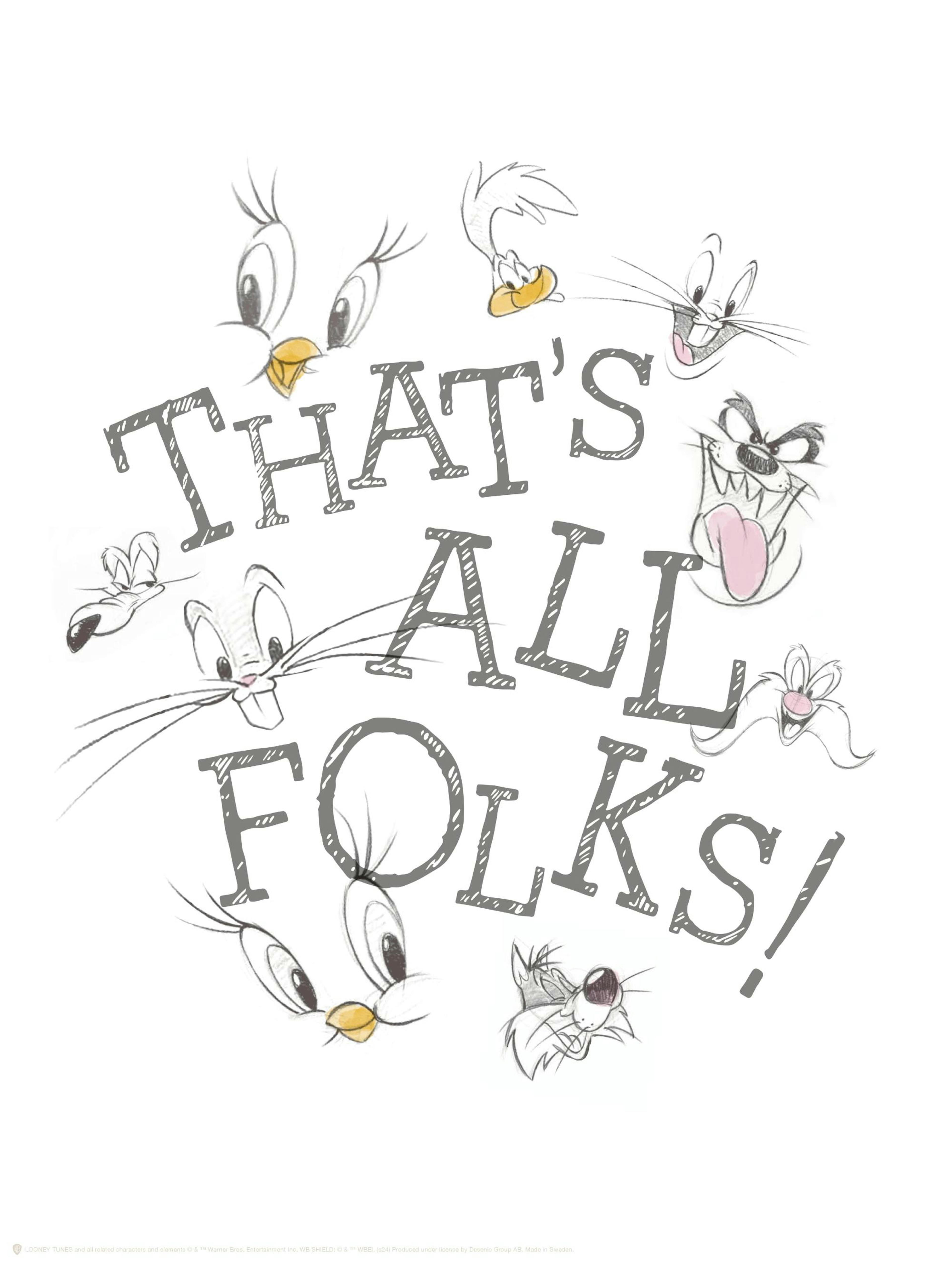 Looney Tunes™ - That’s All Folks Affiche thumbnail