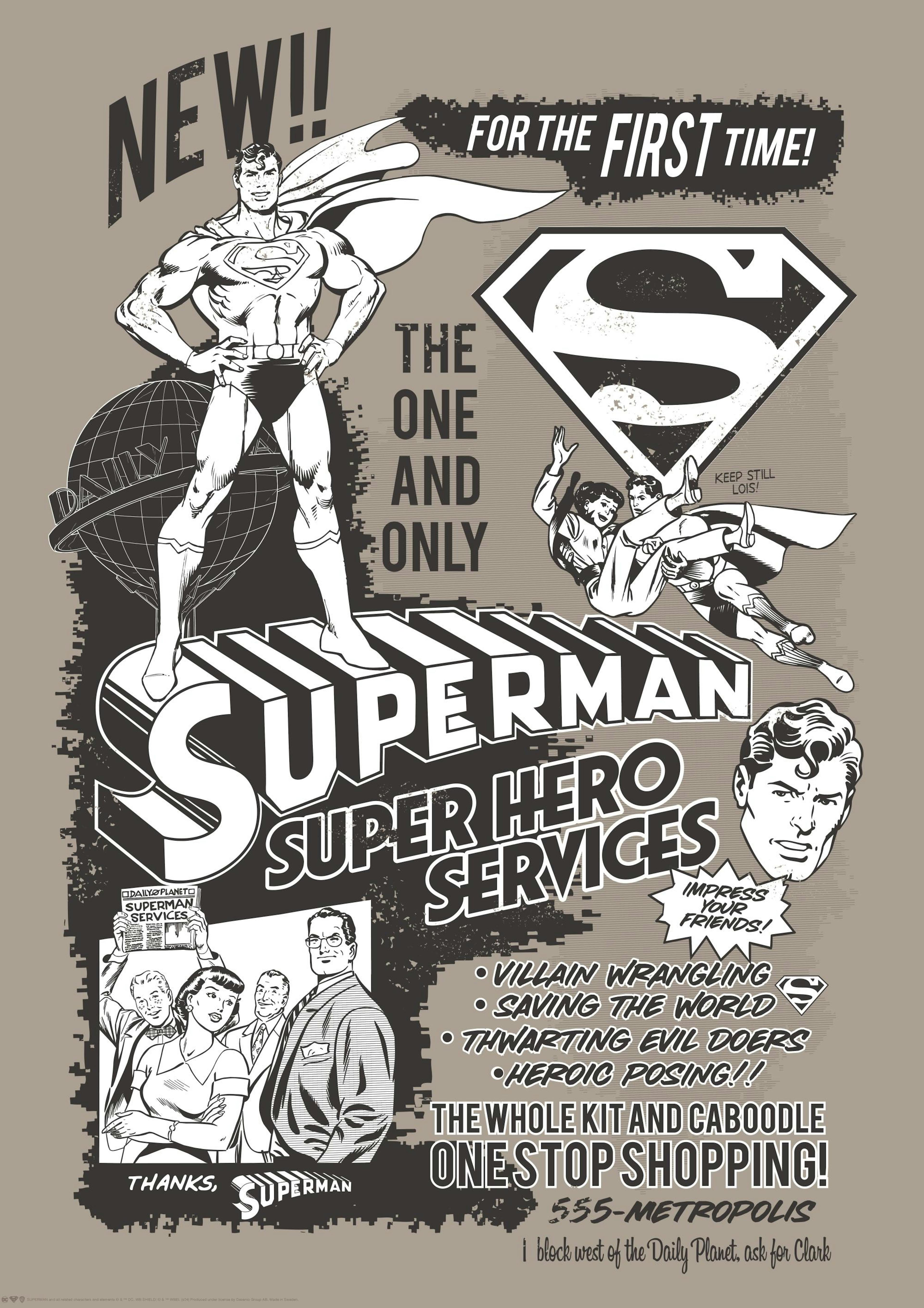 Superman™ - The One and Only Poster 0