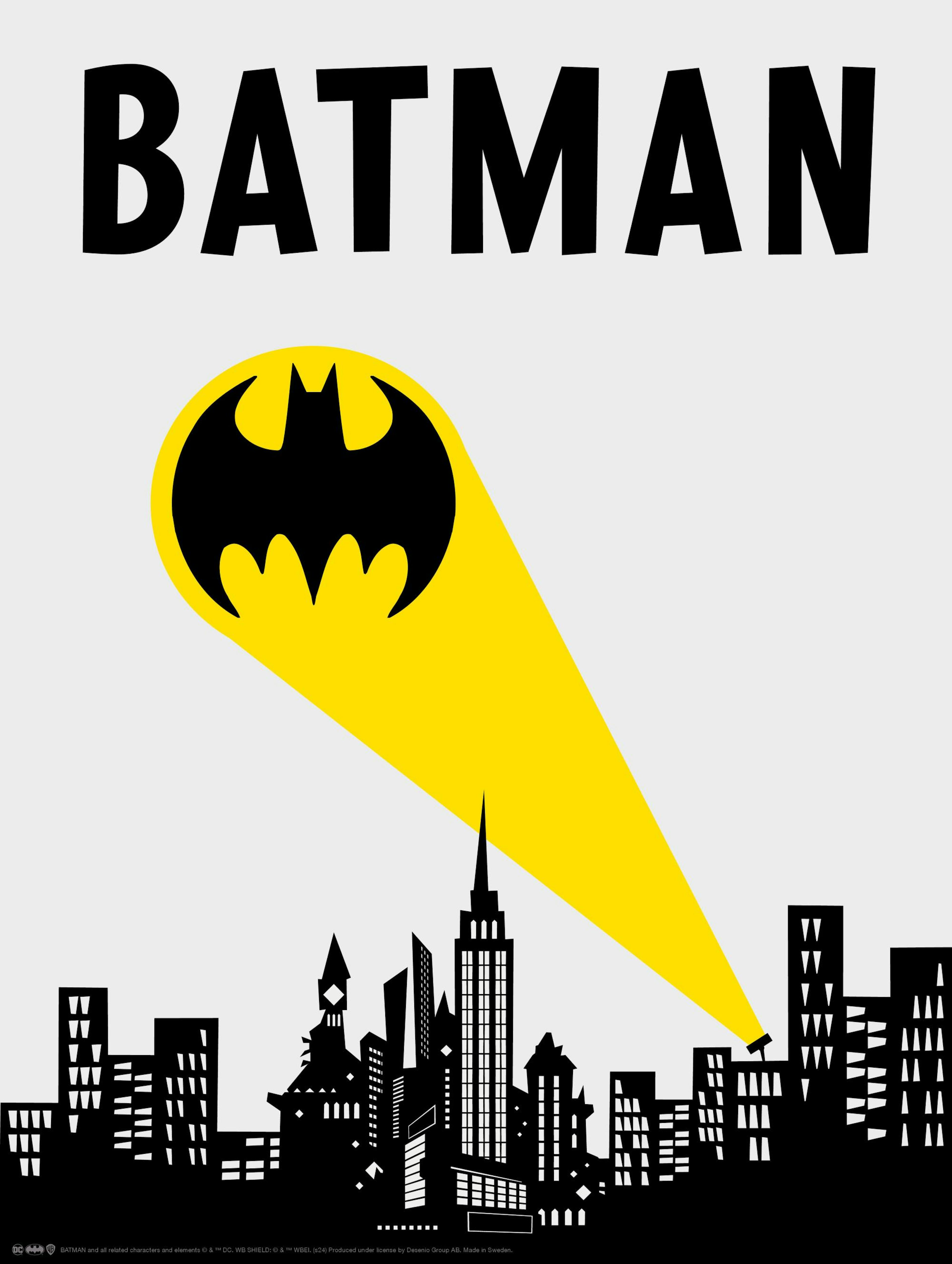 Batman™ - Logo over Gotham City Poster thumbnail