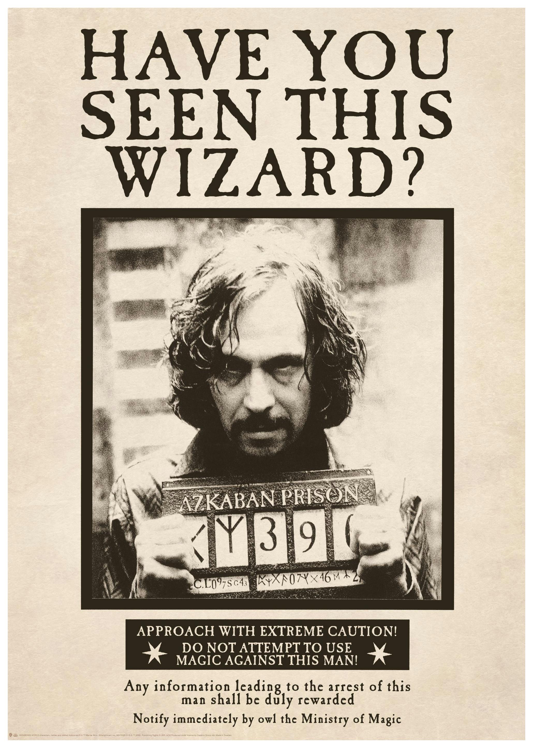 Harry Potter™ - Sirius Black Plakat (50x70 cm) - Poster Store