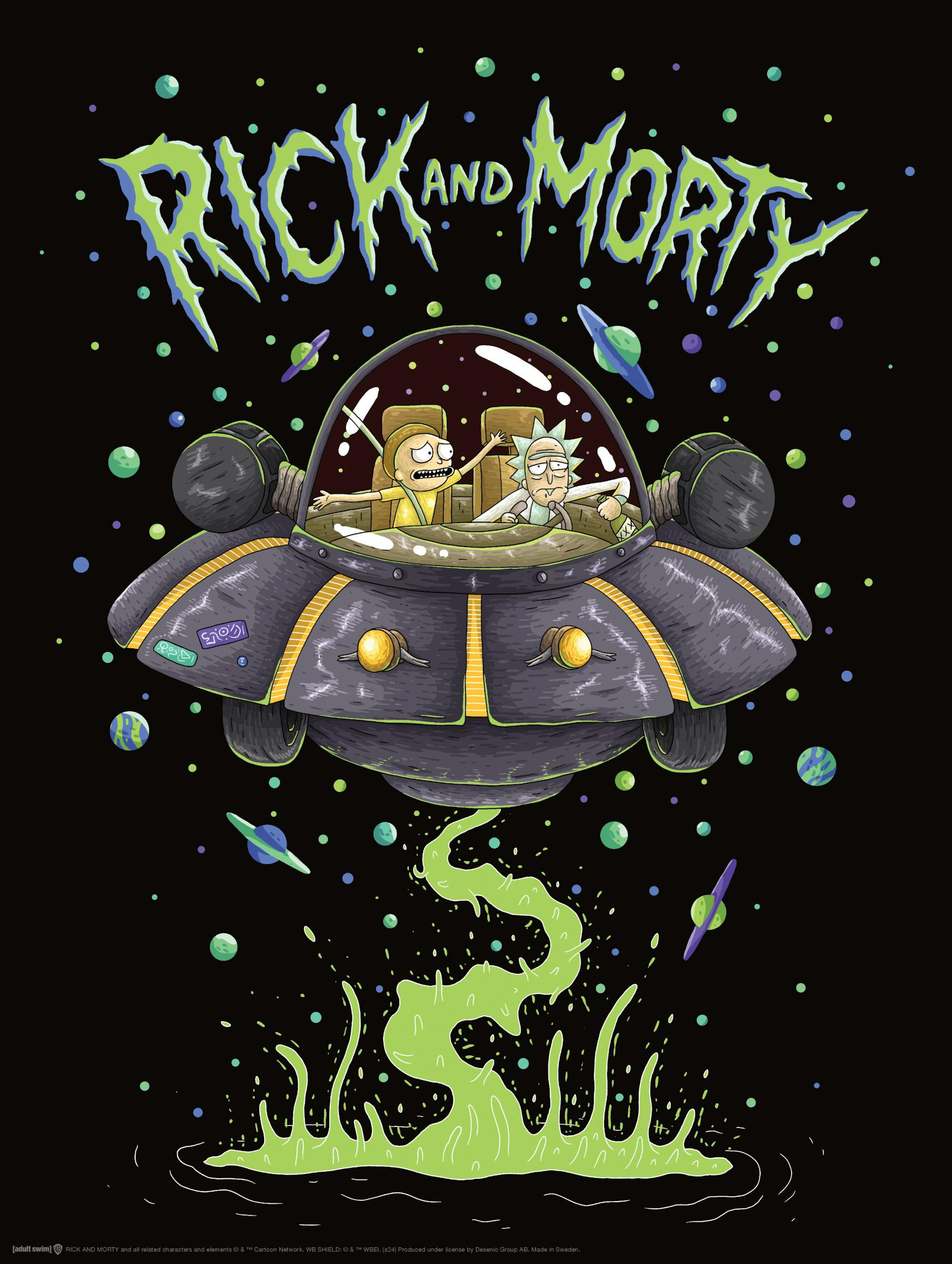 Rick and Morty™ Spaceship Poster thumbnail