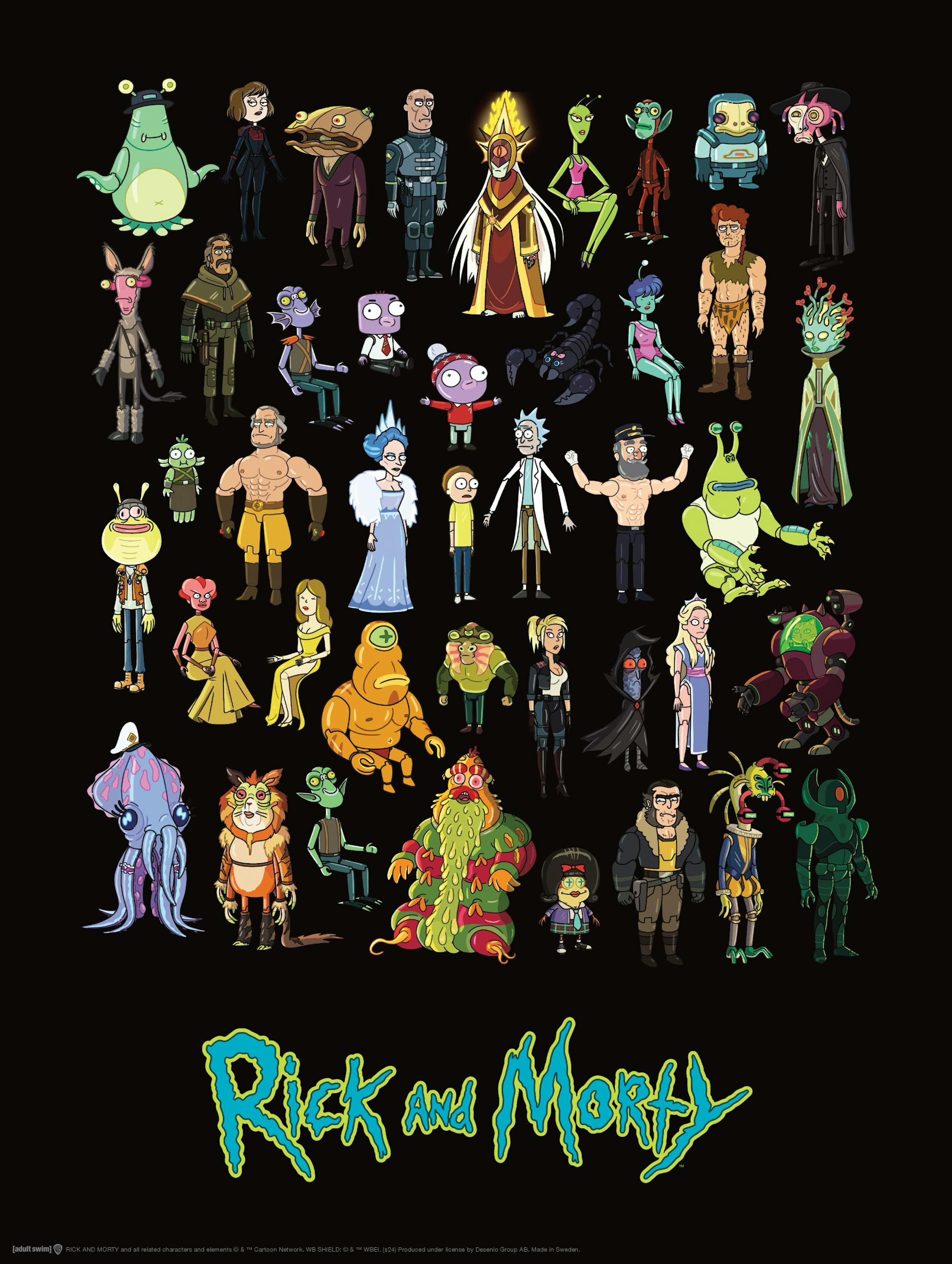 Rick and Morty™ Characters Poster thumbnail