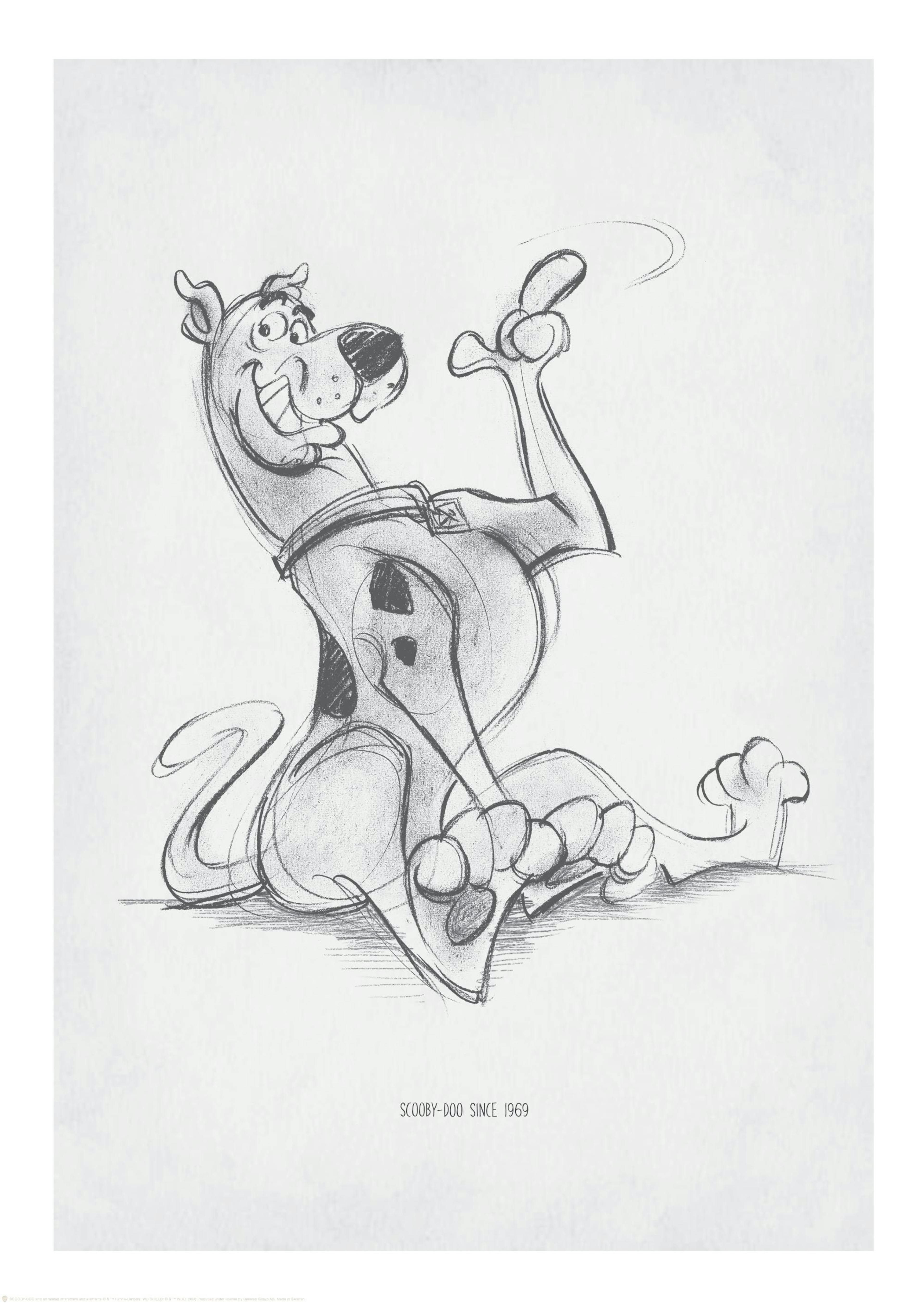 Scooby-Doo™ Sketch Affiche 0