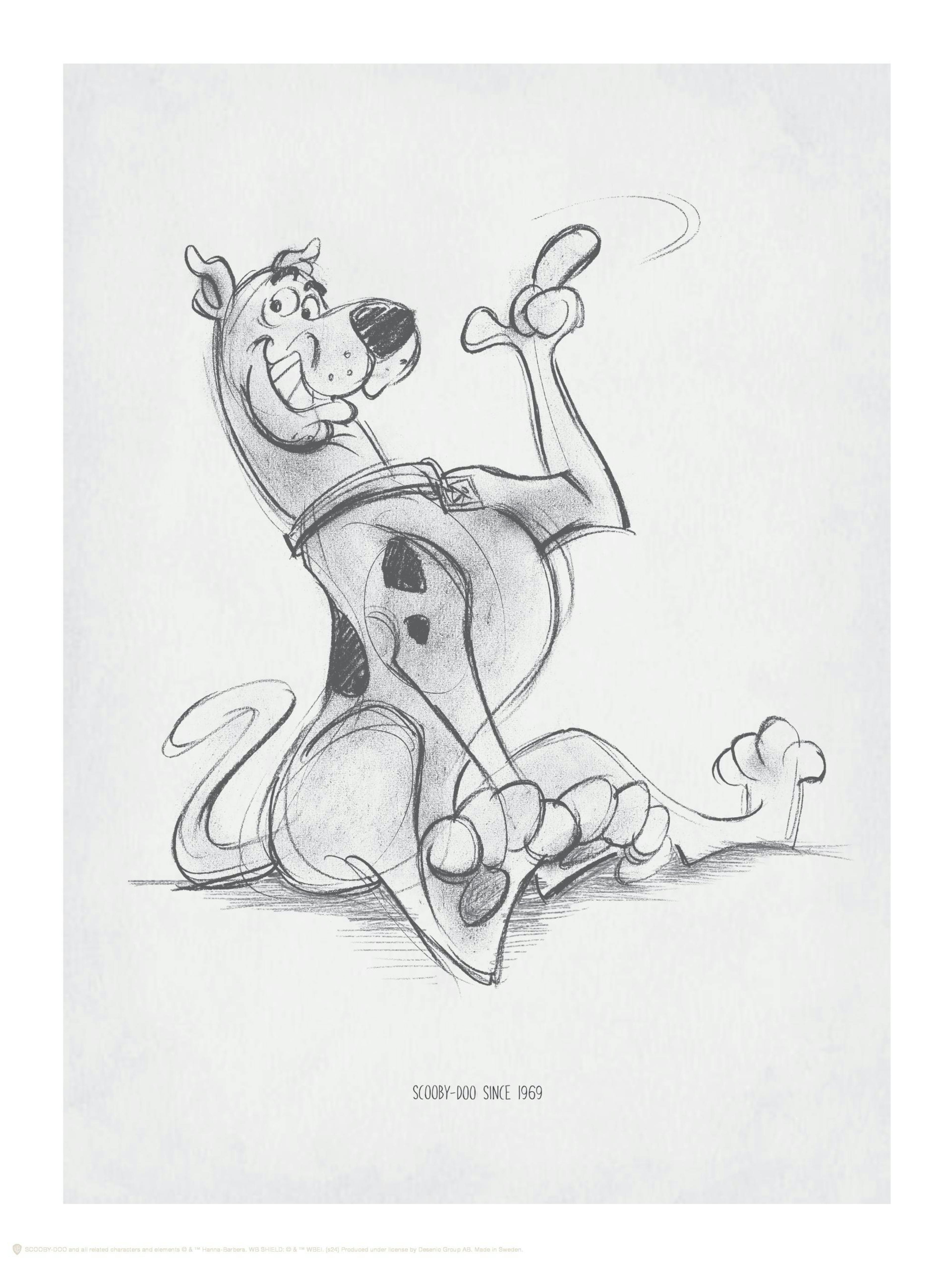 Scooby-Doo™ Sketch Poster thumbnail