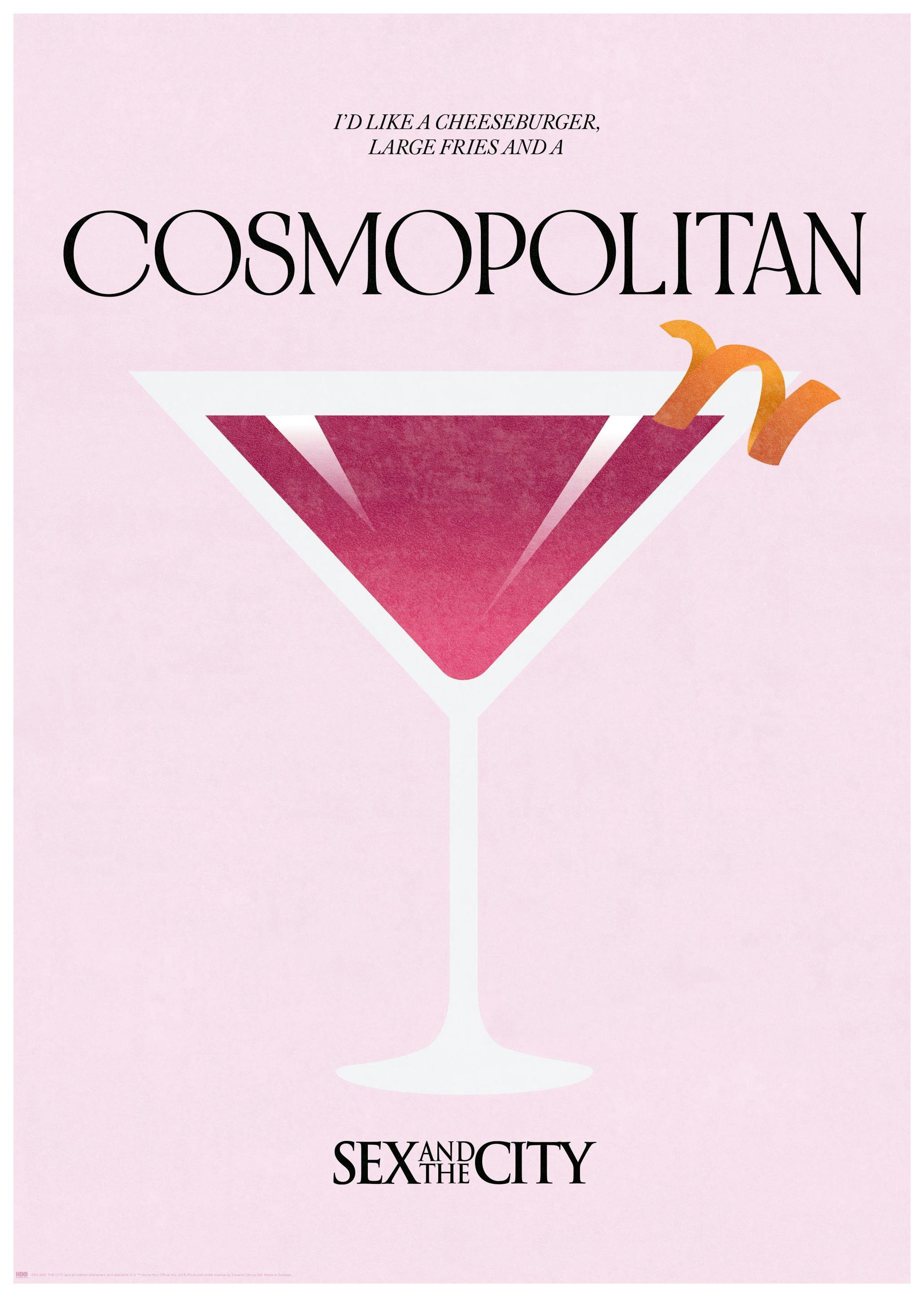 Sex and the City™ - Cosmopolitan Plakat (50x70 cm) - Poster Store