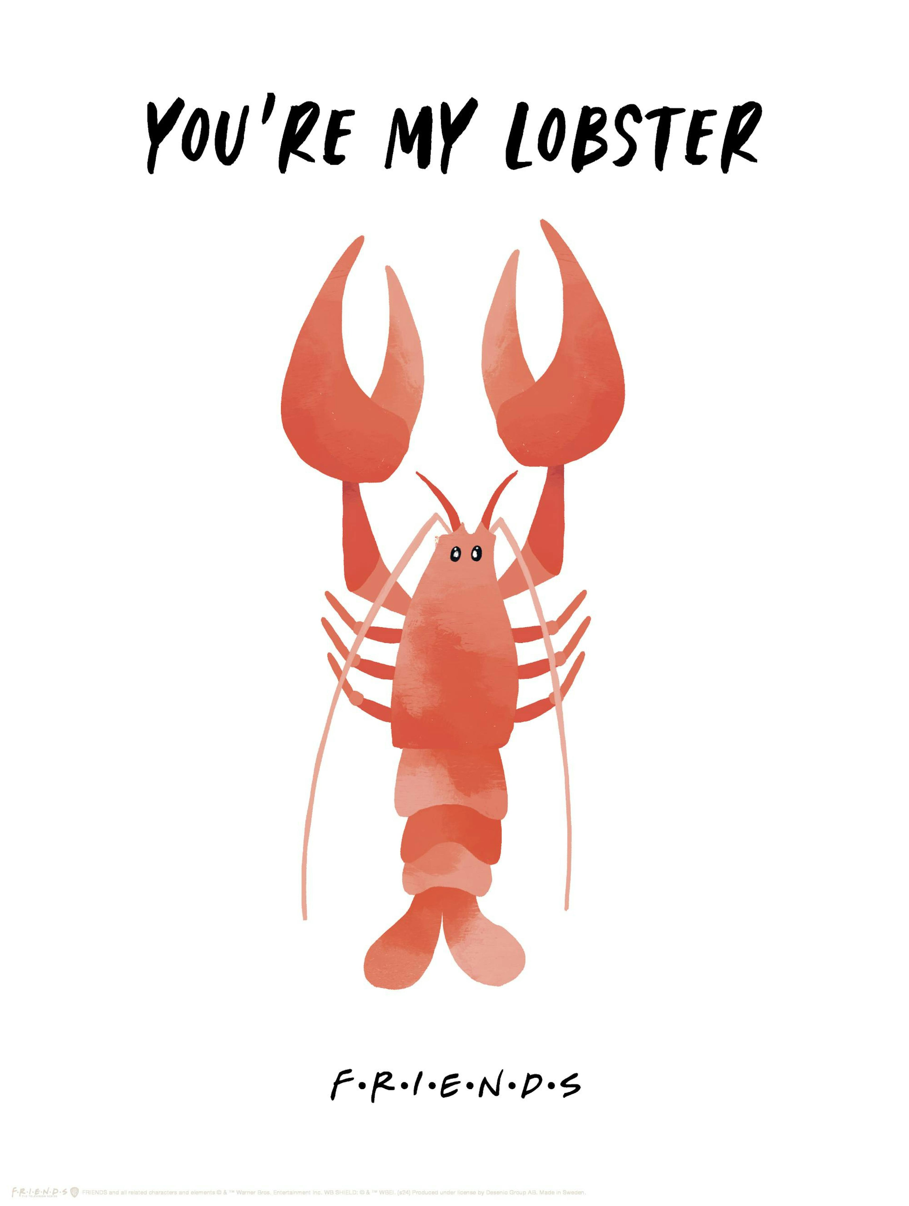 Friends™ - You're My Lobster Poster thumbnail