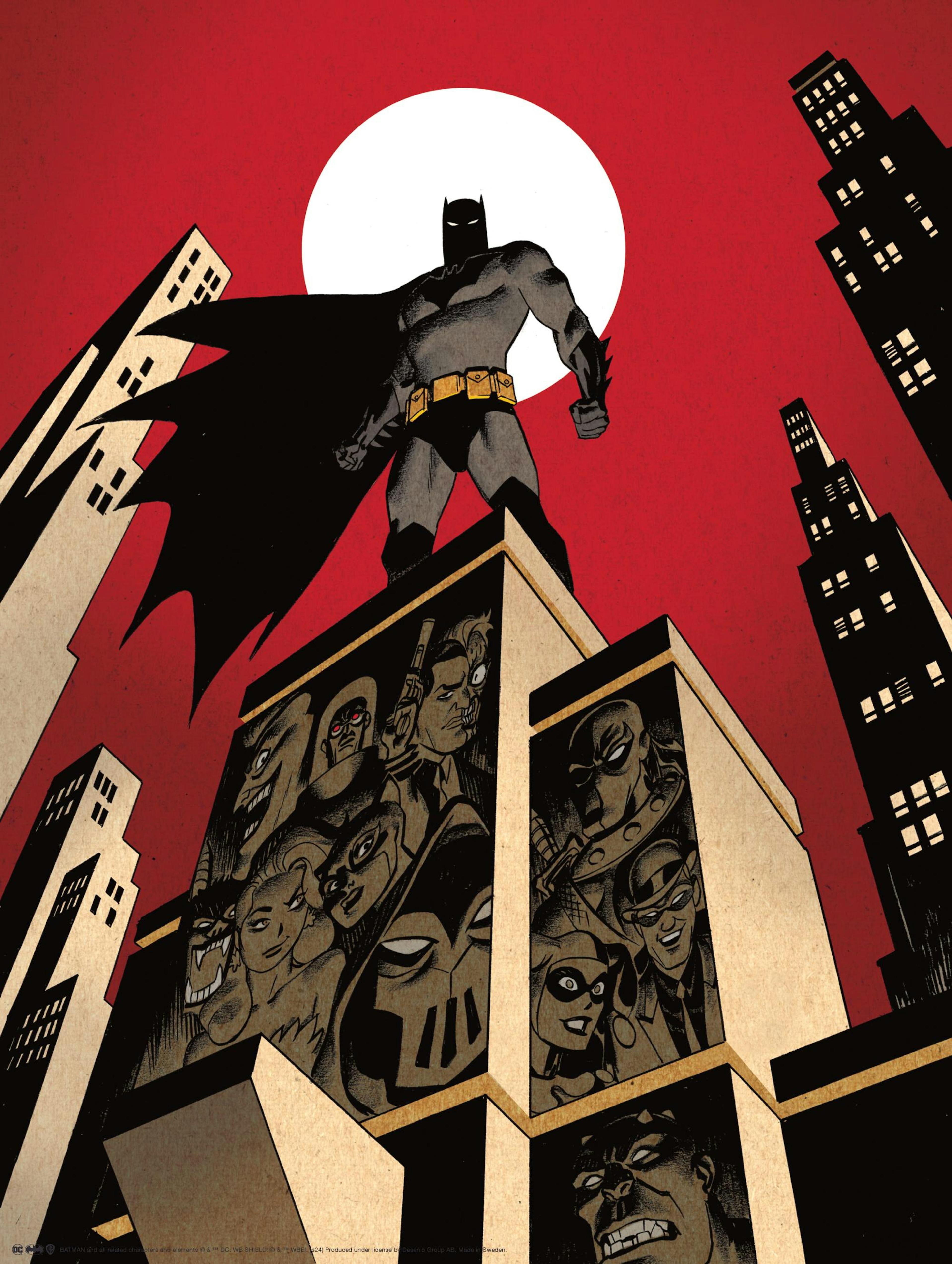 Batman™ - Villain Skyline Poster thumbnail