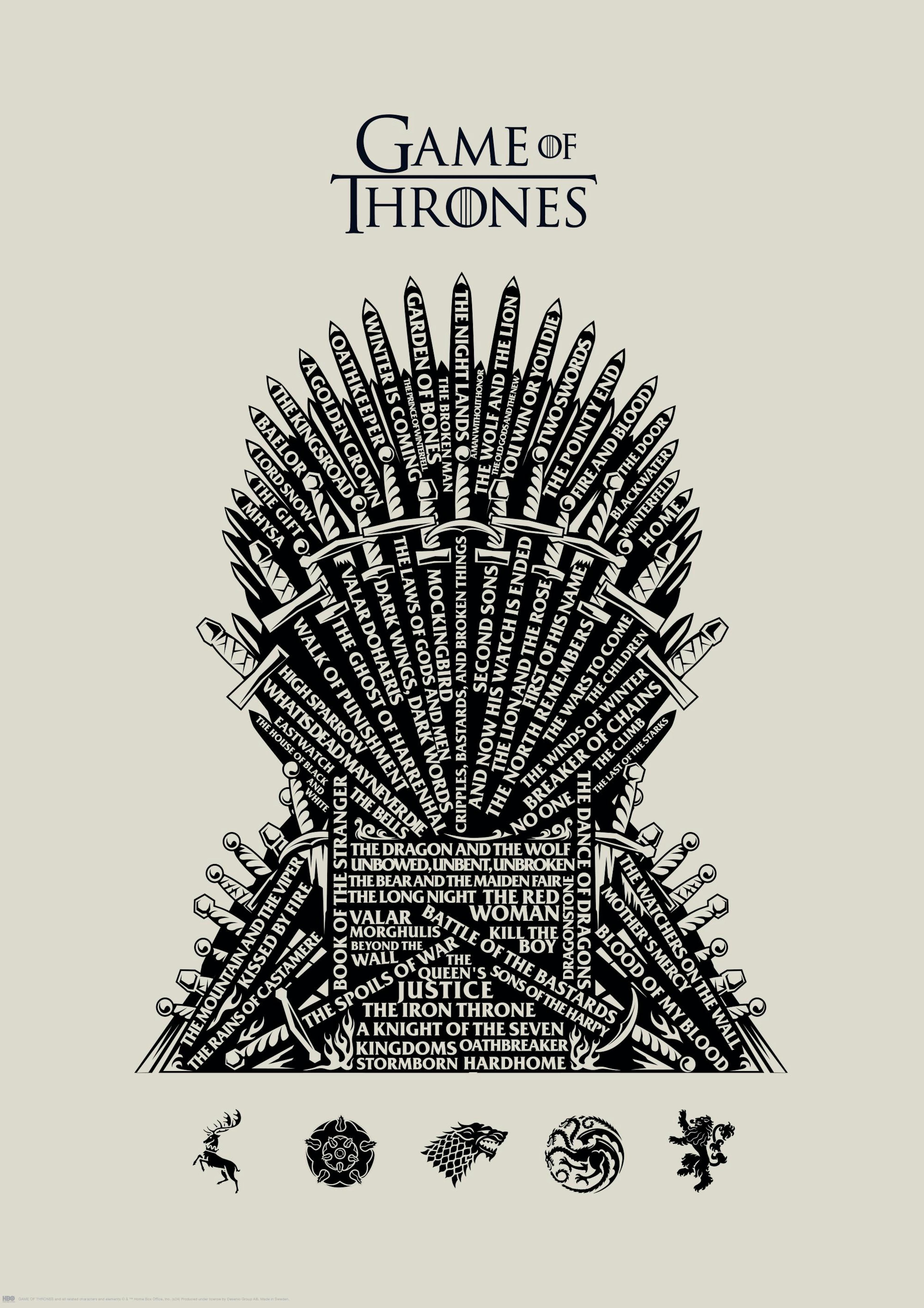 Game of Thrones™ - Iron Throne Plakat 0