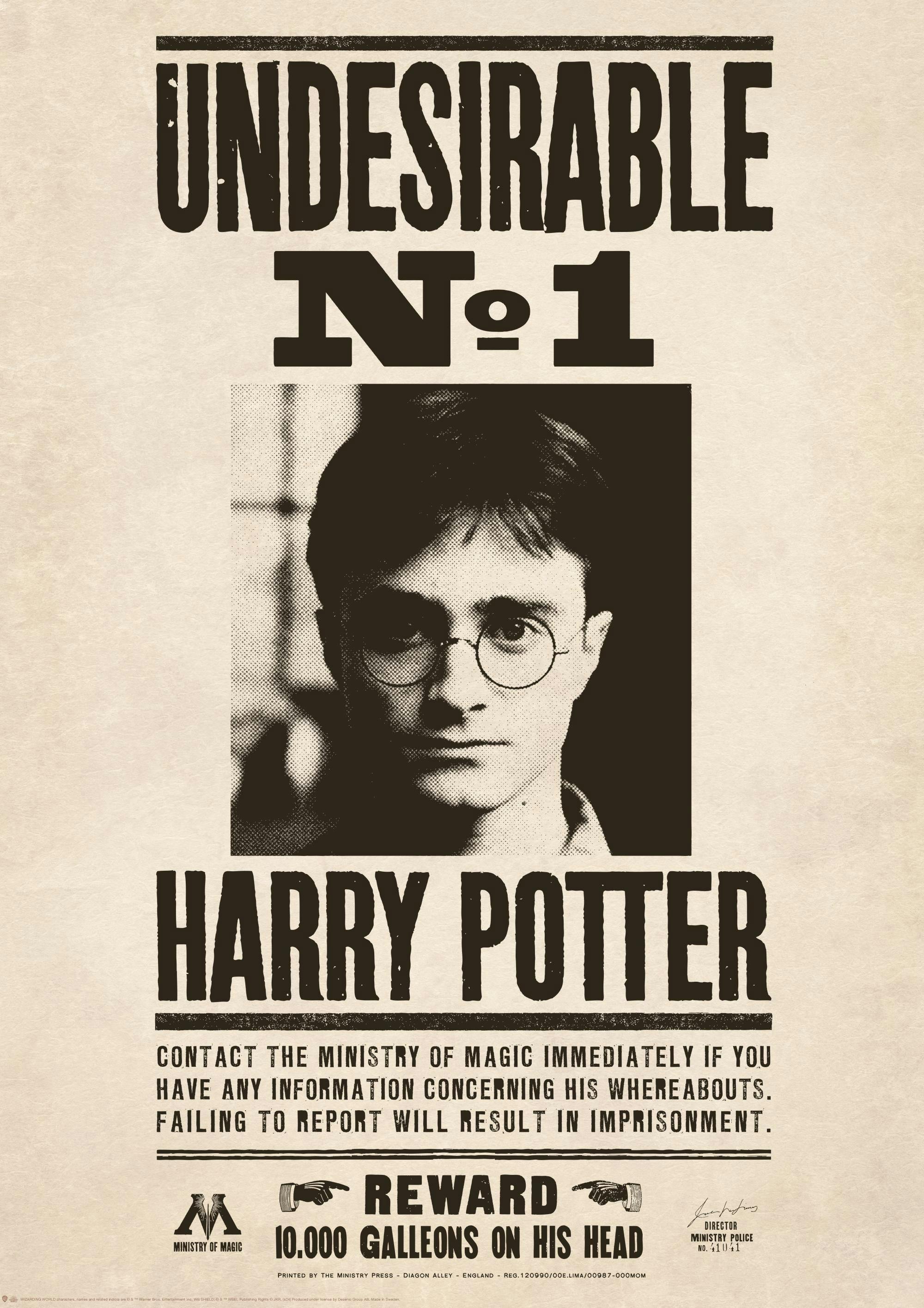 Harry Potter™ - Undesirable Poster 0