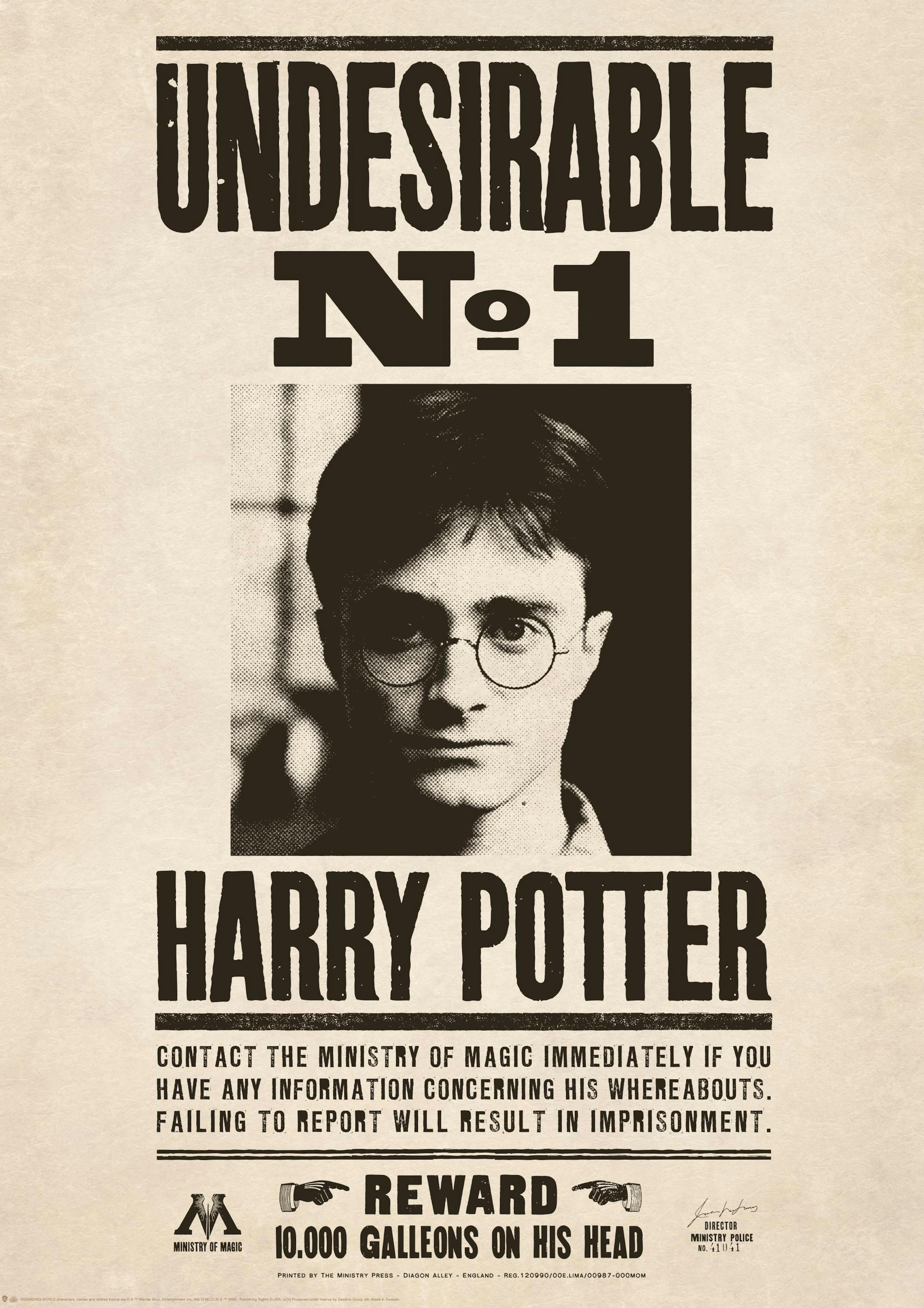 Harry Potter™ - Undesirable Plakát 0