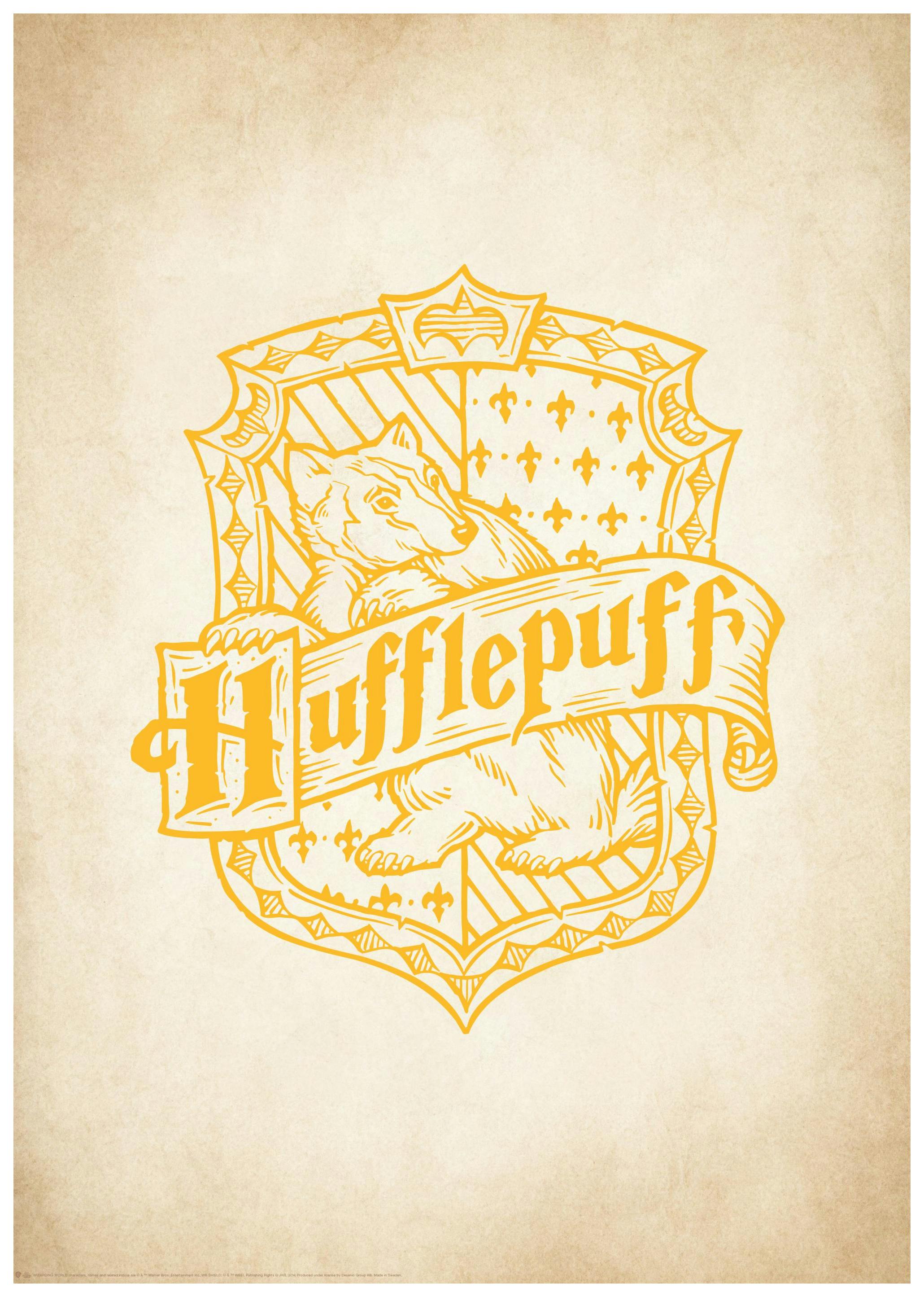 Harry Potter™ - Hufflepuff Plakat (30x40 cm) - Poster Store