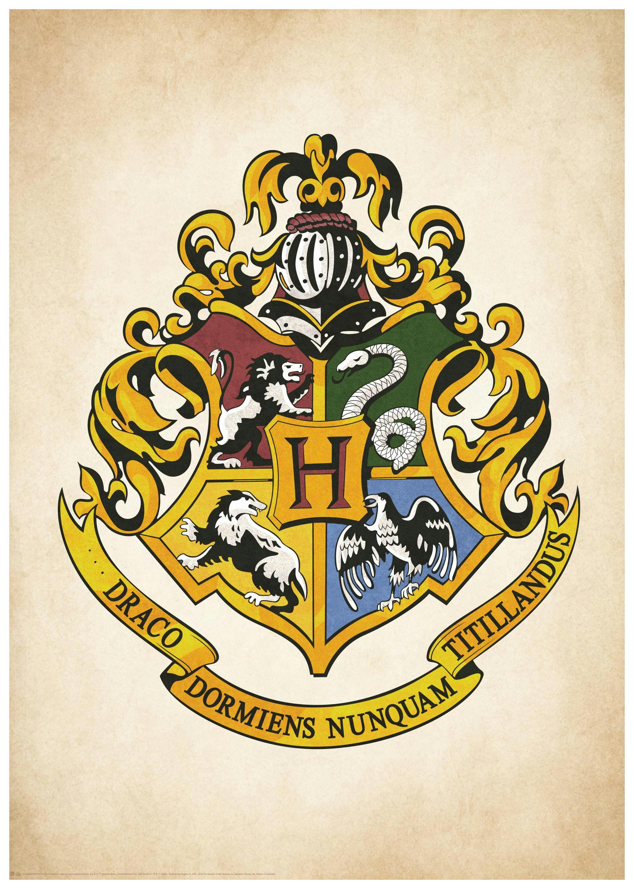 Harry Potter™ - Hogwarts Crest Affiche (30x40 cm) - Poster Store