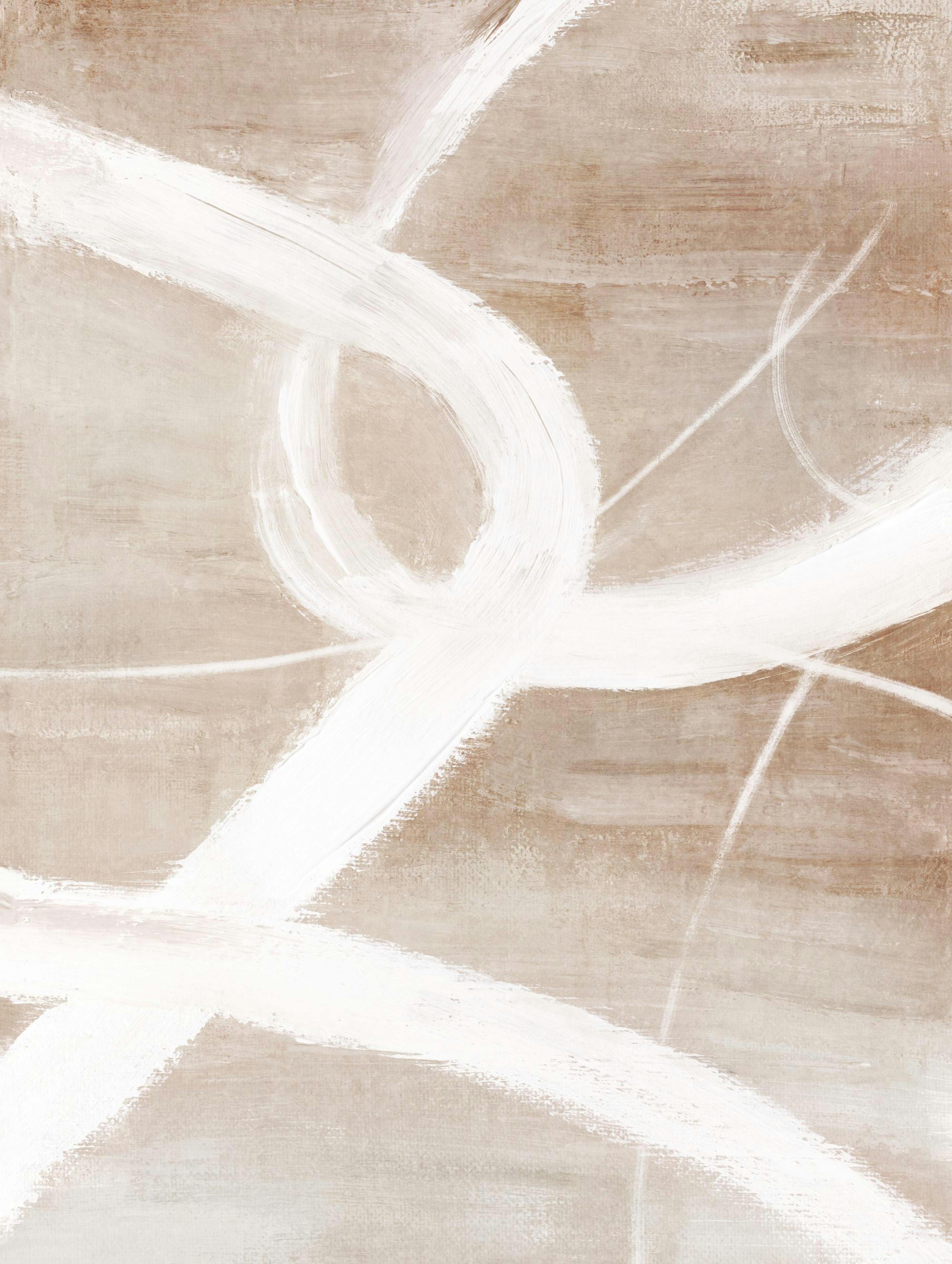Abstraktes Beige No2 Poster 0