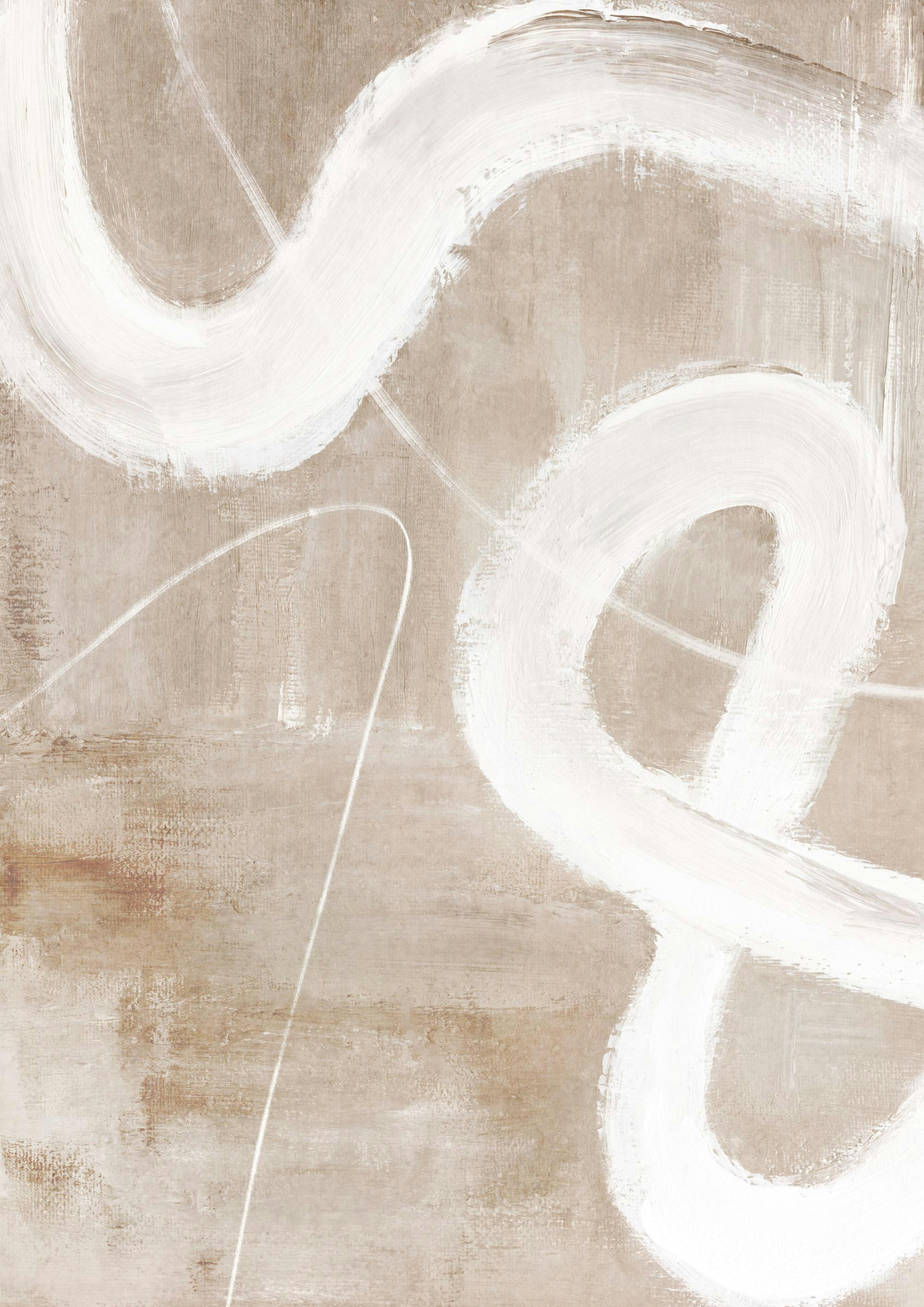 Abstract Beige No1 Poster 0