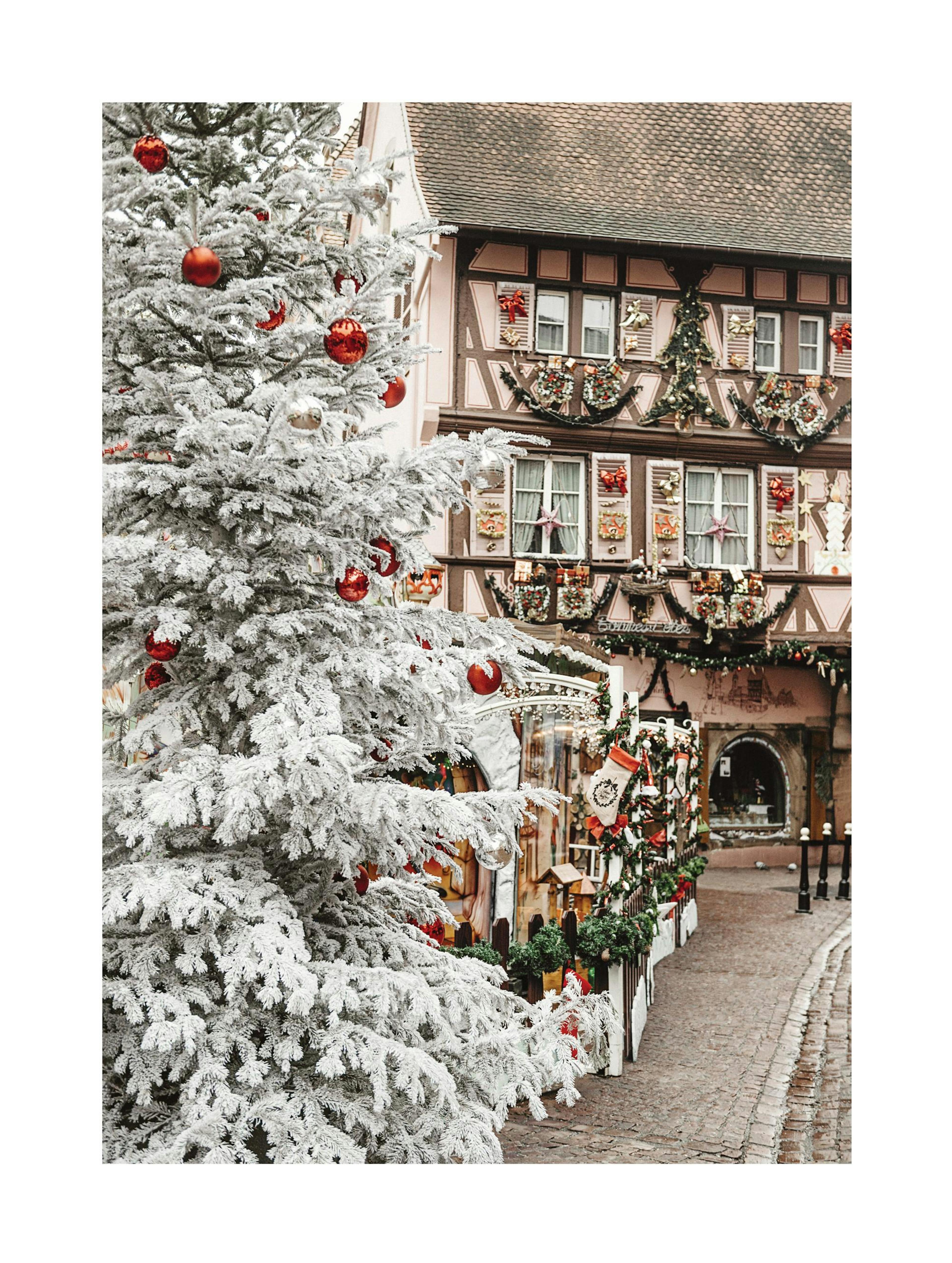 Old Town Holiday Poster thumbnail
