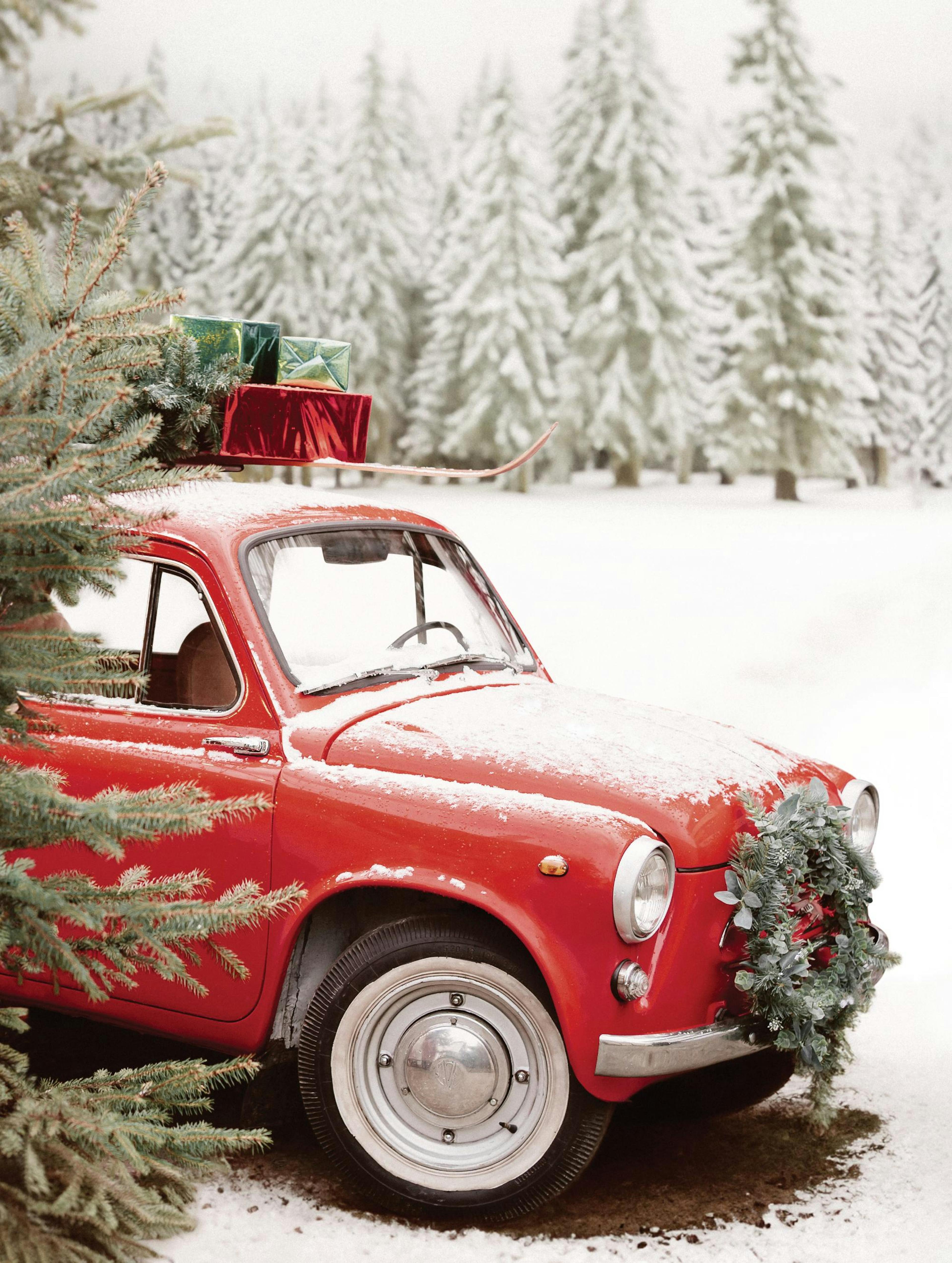 Weihnachtsauto Poster 0