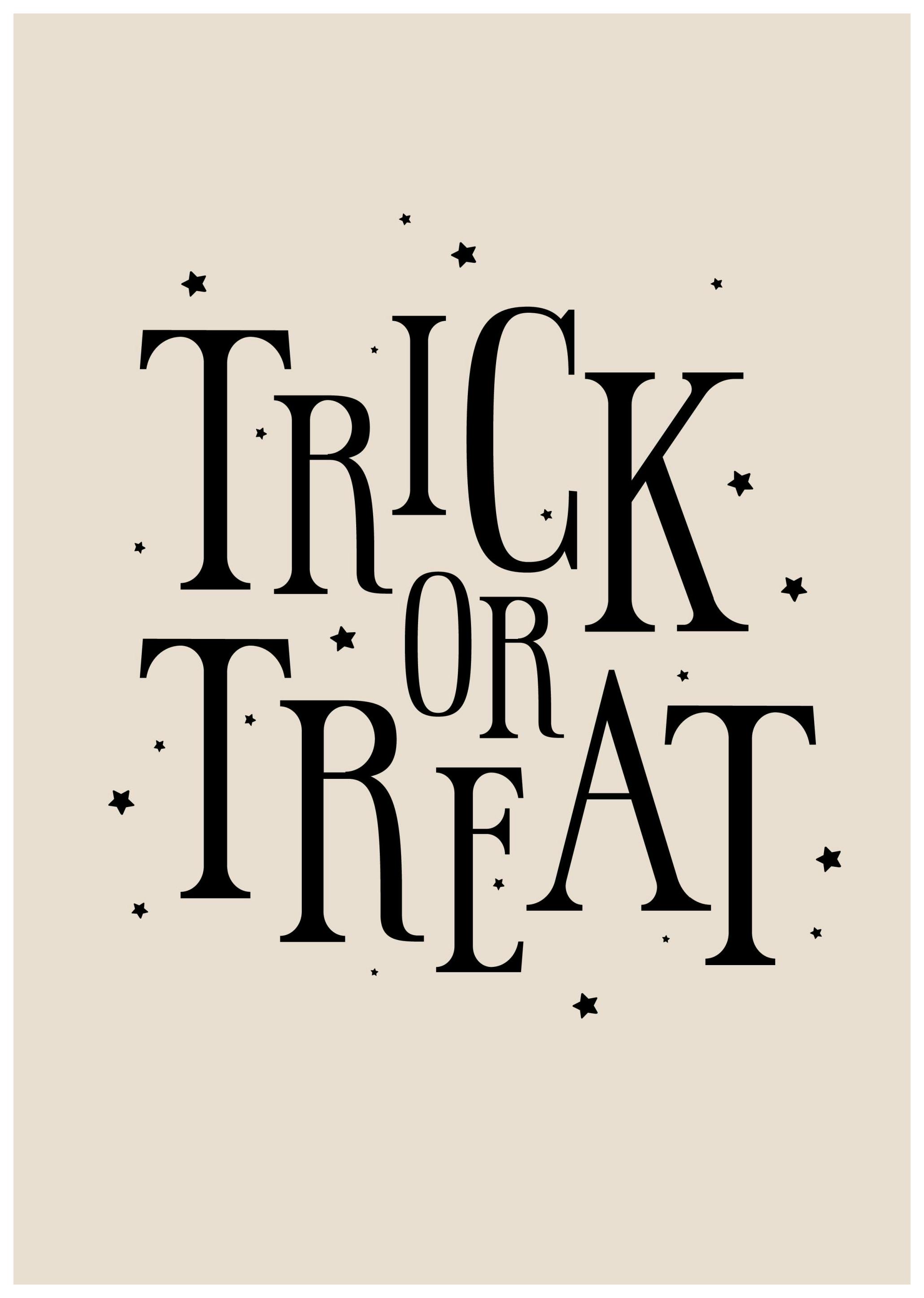 Trick-or-treat Poster (21x30 cm) - Poster Store