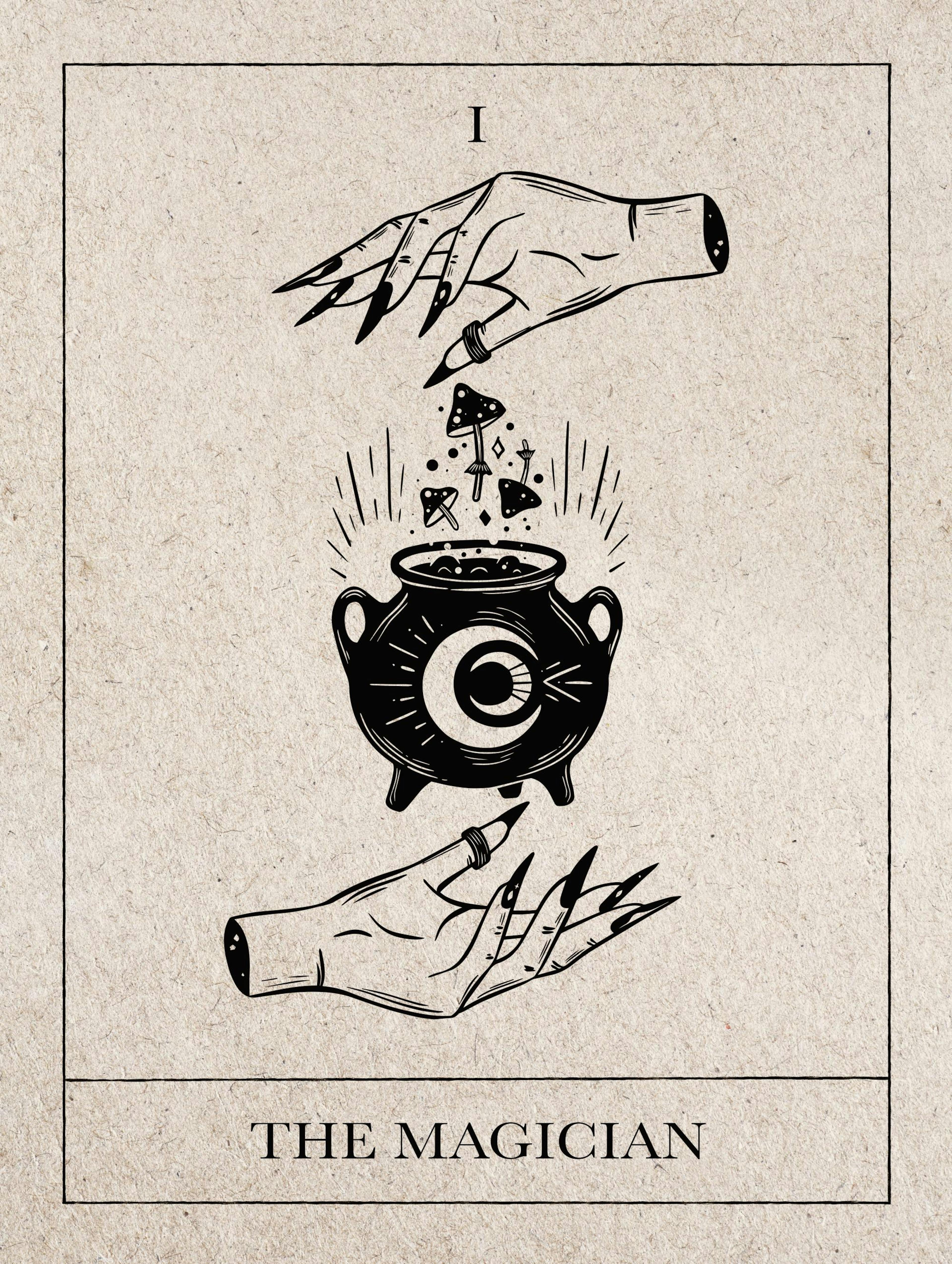 De tovenaar Tarot Poster 0
