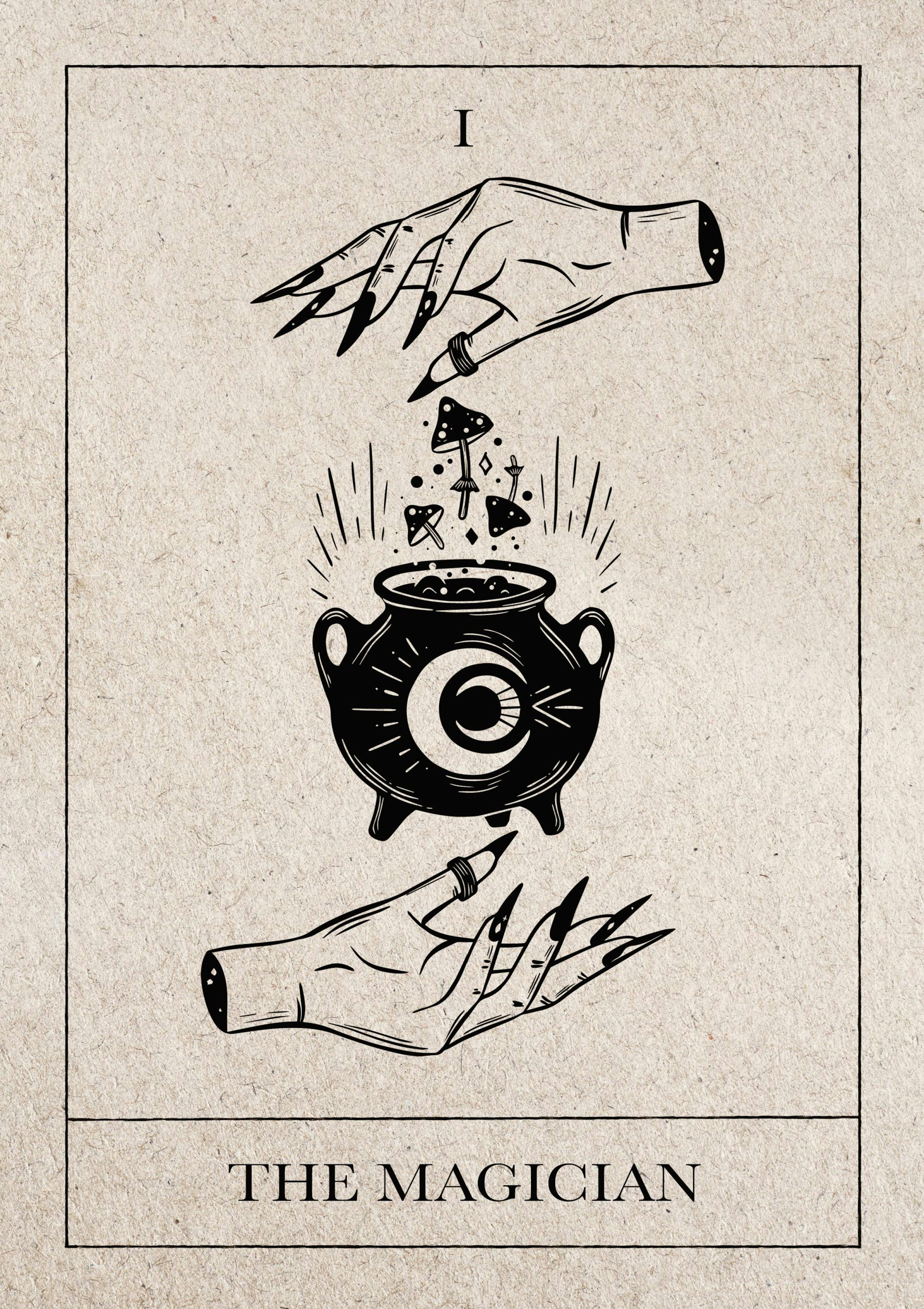 The Magician Tarot Poster 0