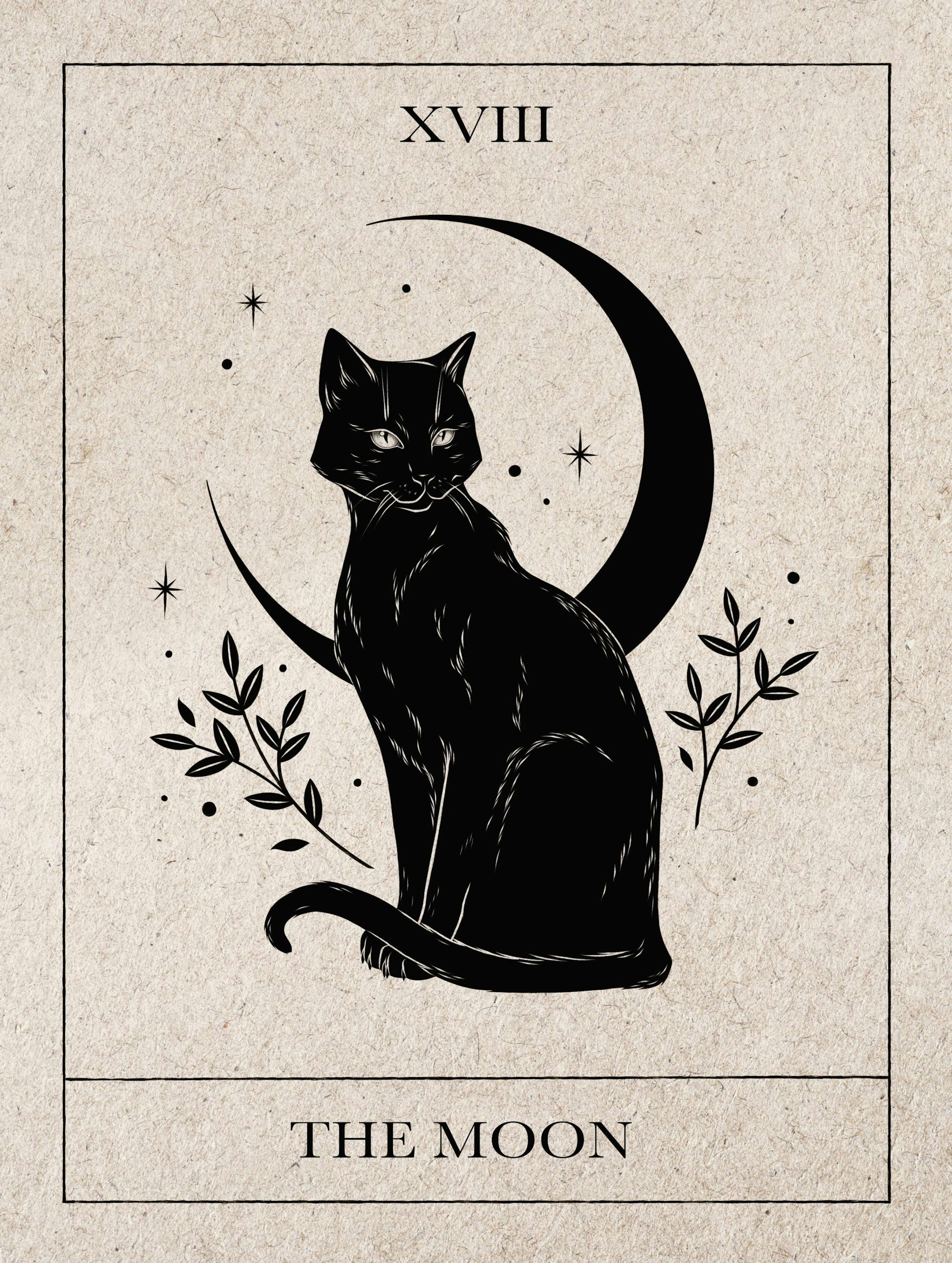 De maan Tarot Poster 0