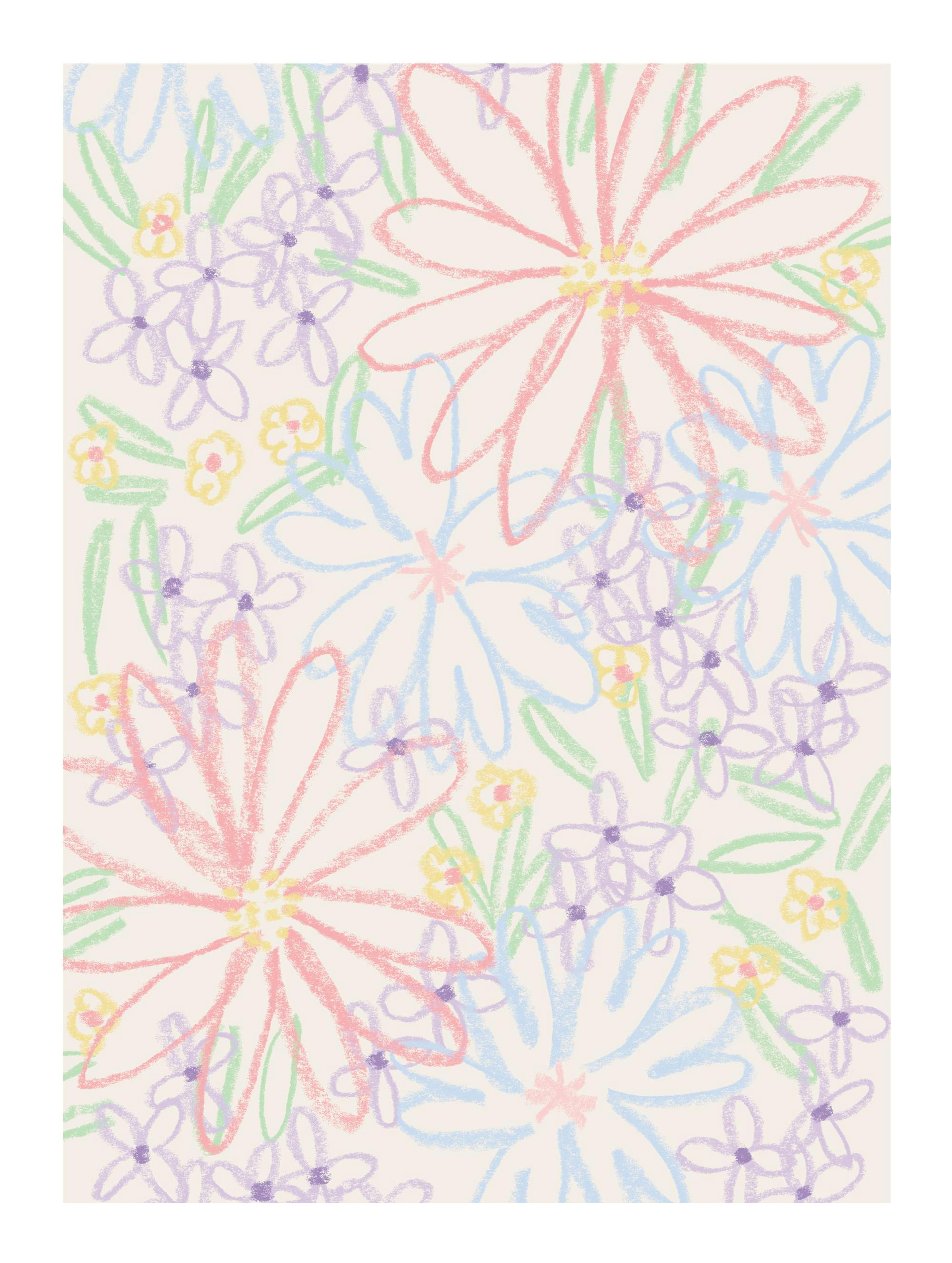 Multitud floral póster thumbnail