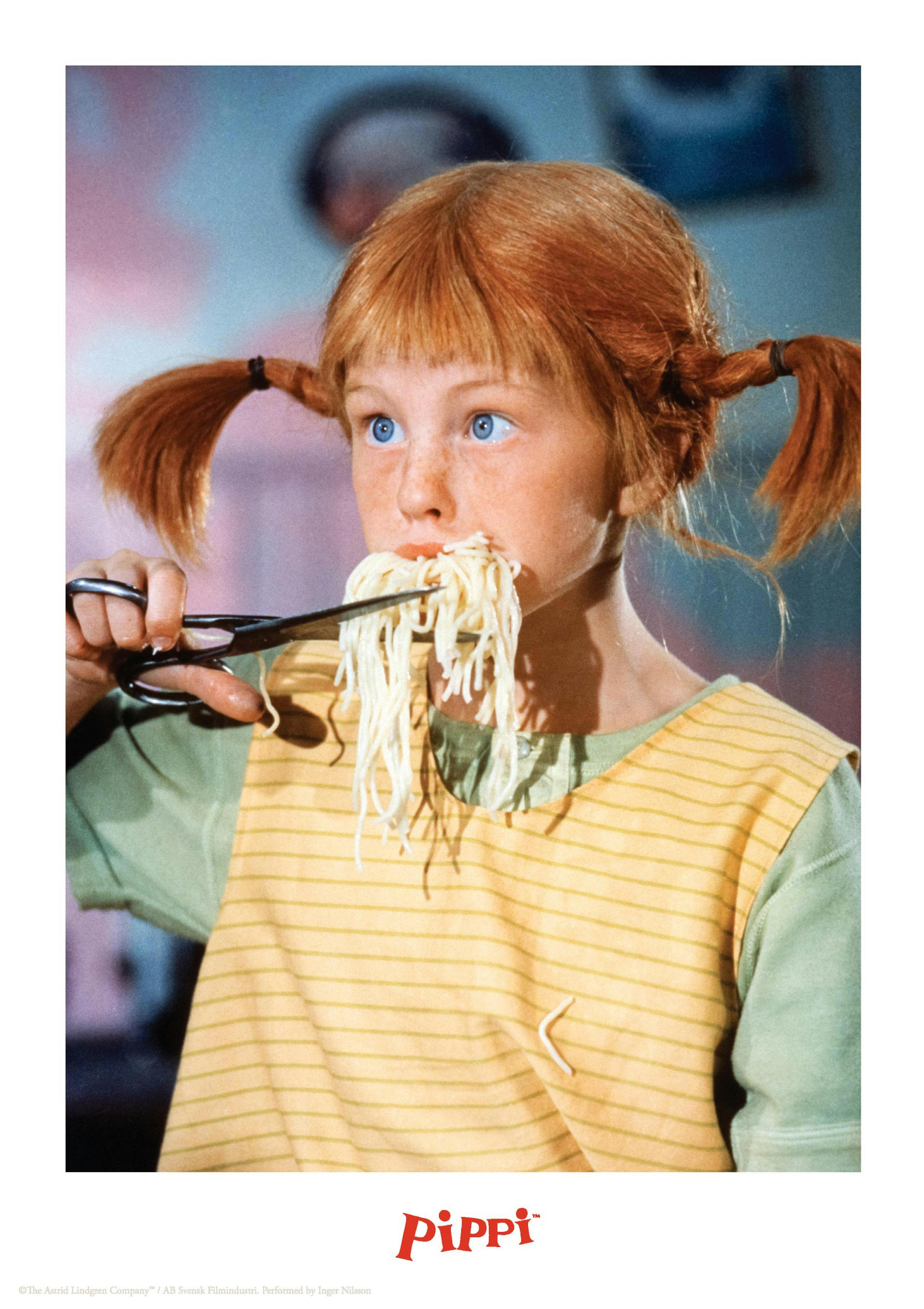 Pippi Pończoszanka je spaghetti Plakat thumbnail