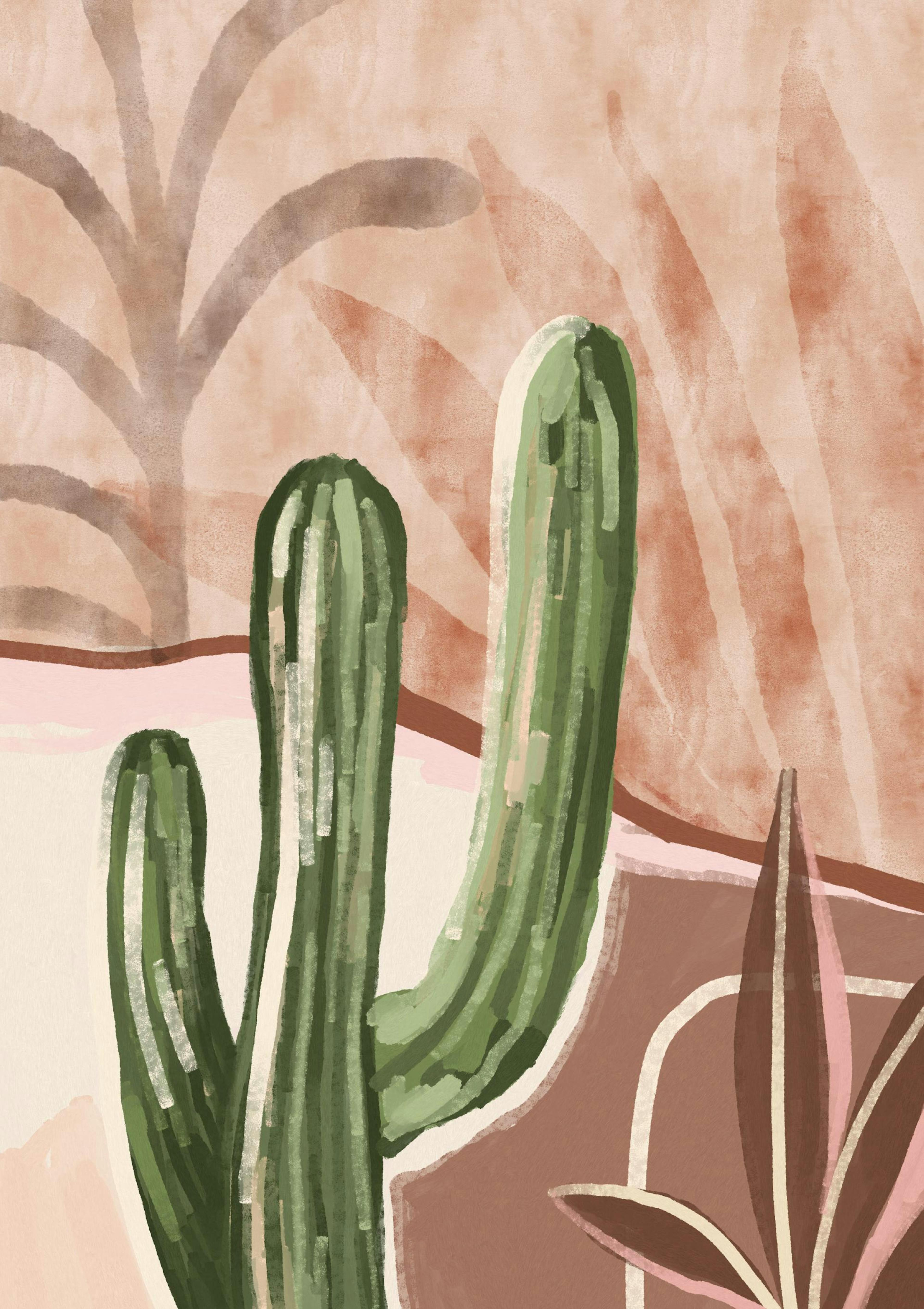 Cactus Art Poster thumbnail