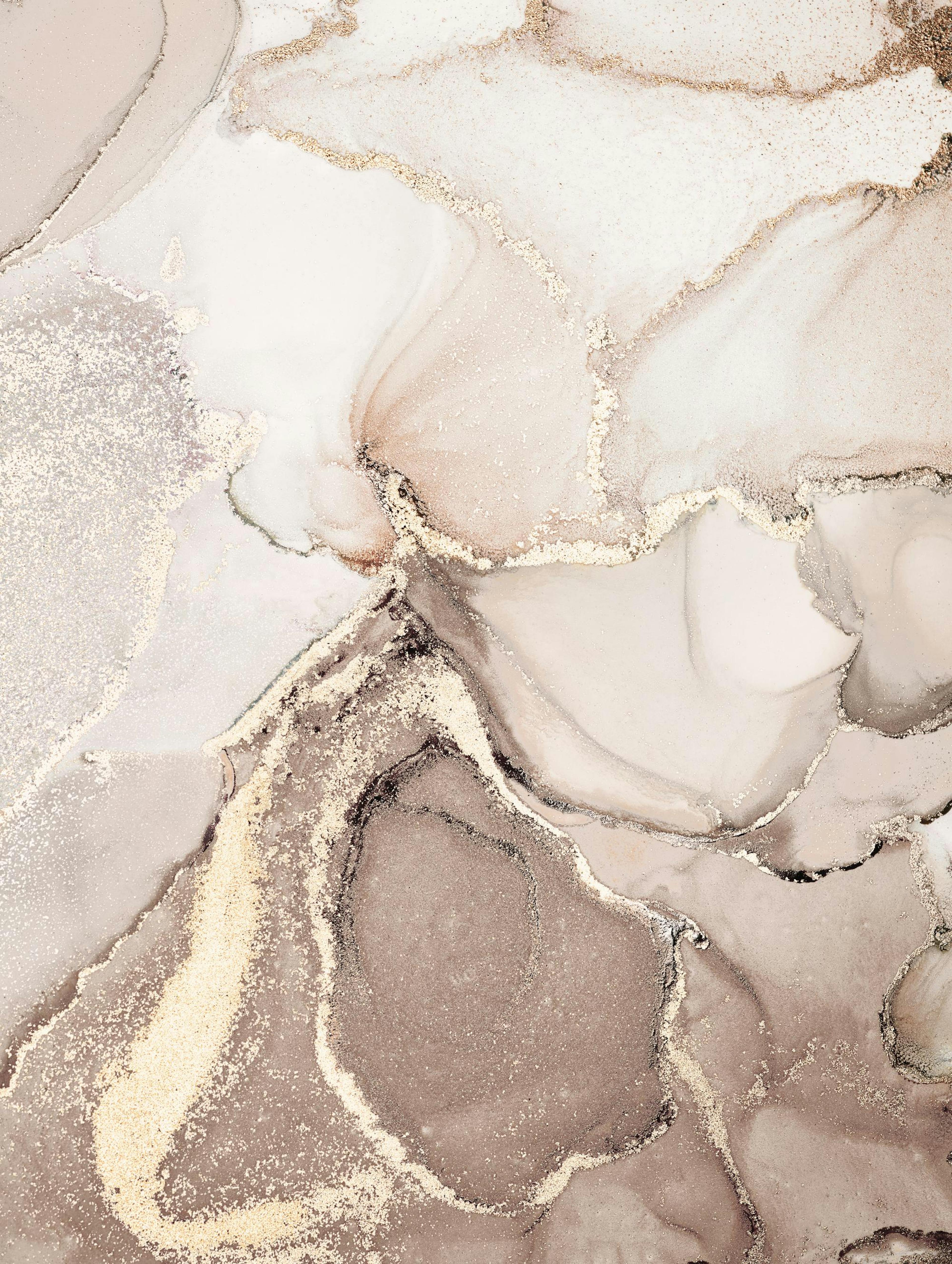 Abstract Beige Marble No2 Poster 0