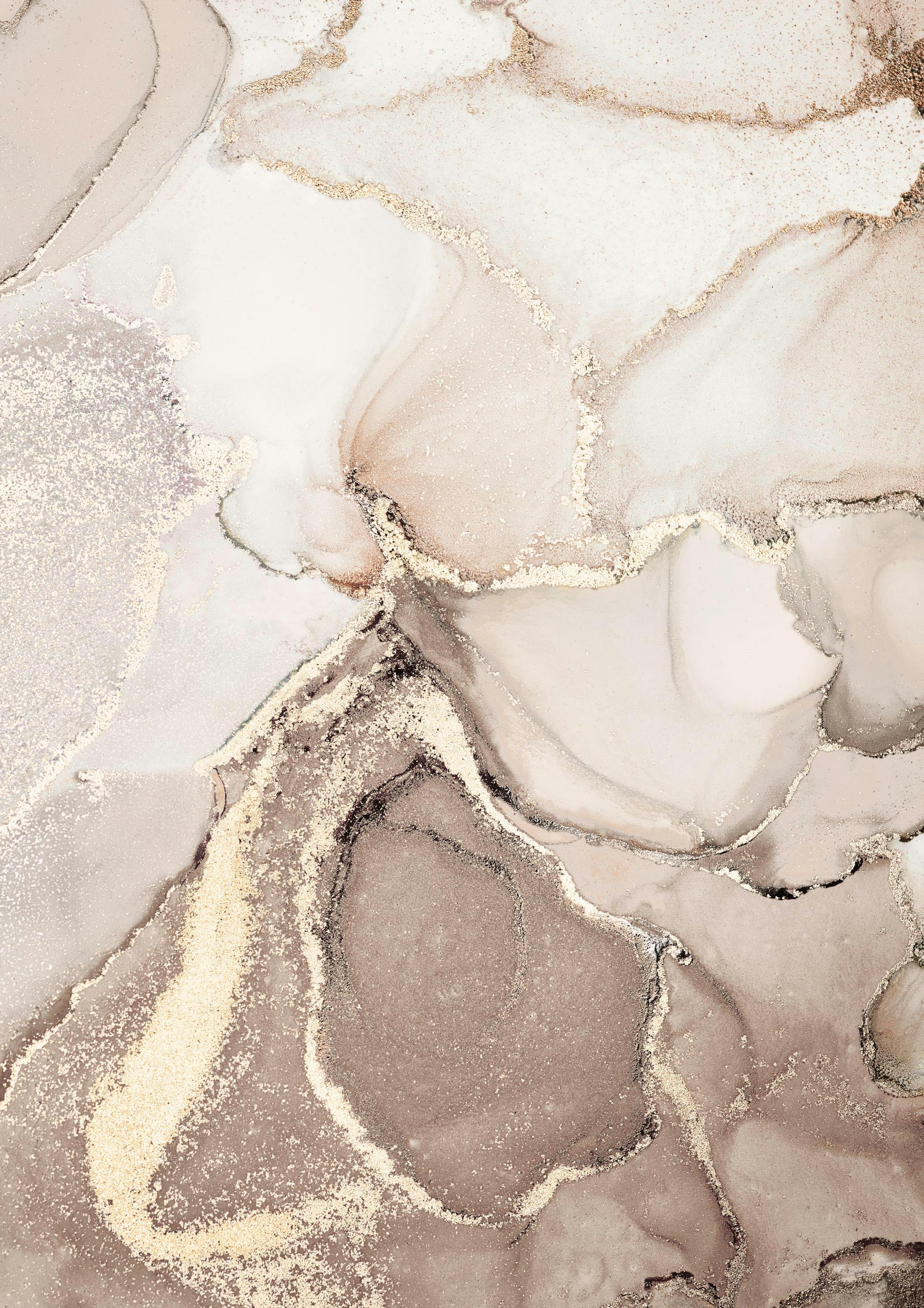 Abstract Beige Marble No2 Poster 0
