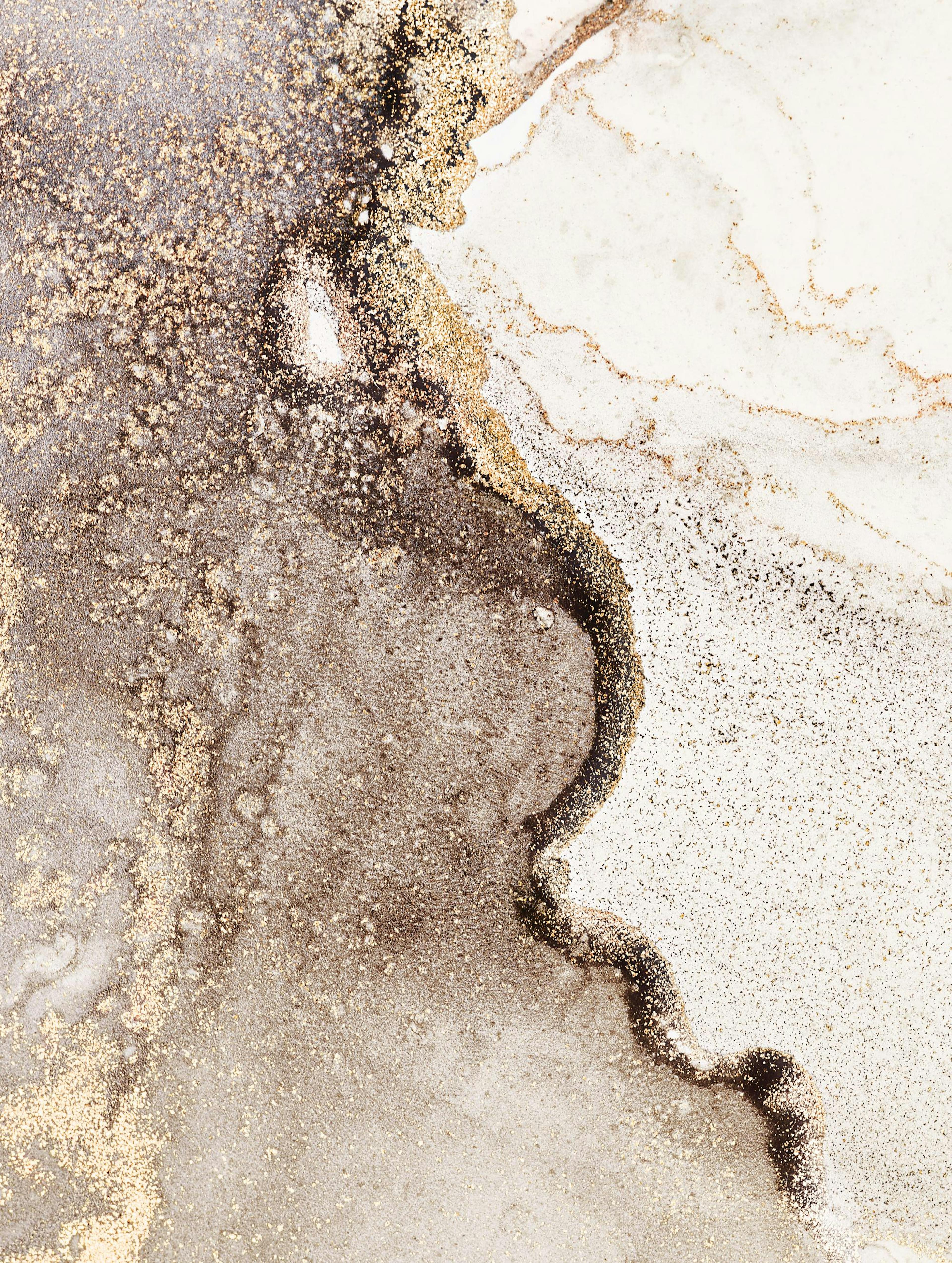 Abstrakt Beige Marmor No1 Poster 0