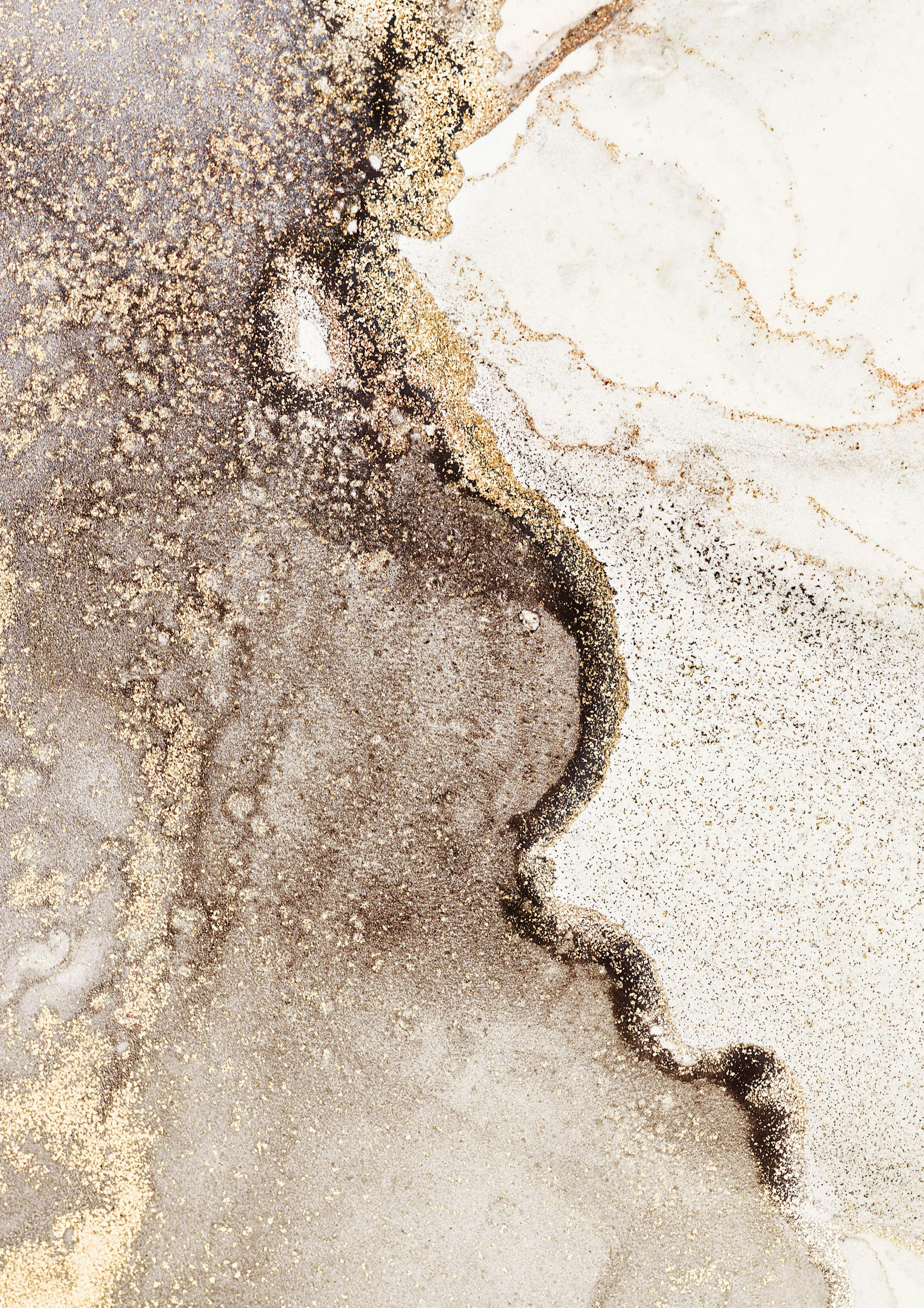 Poster Abstract Beige Marble No1 0