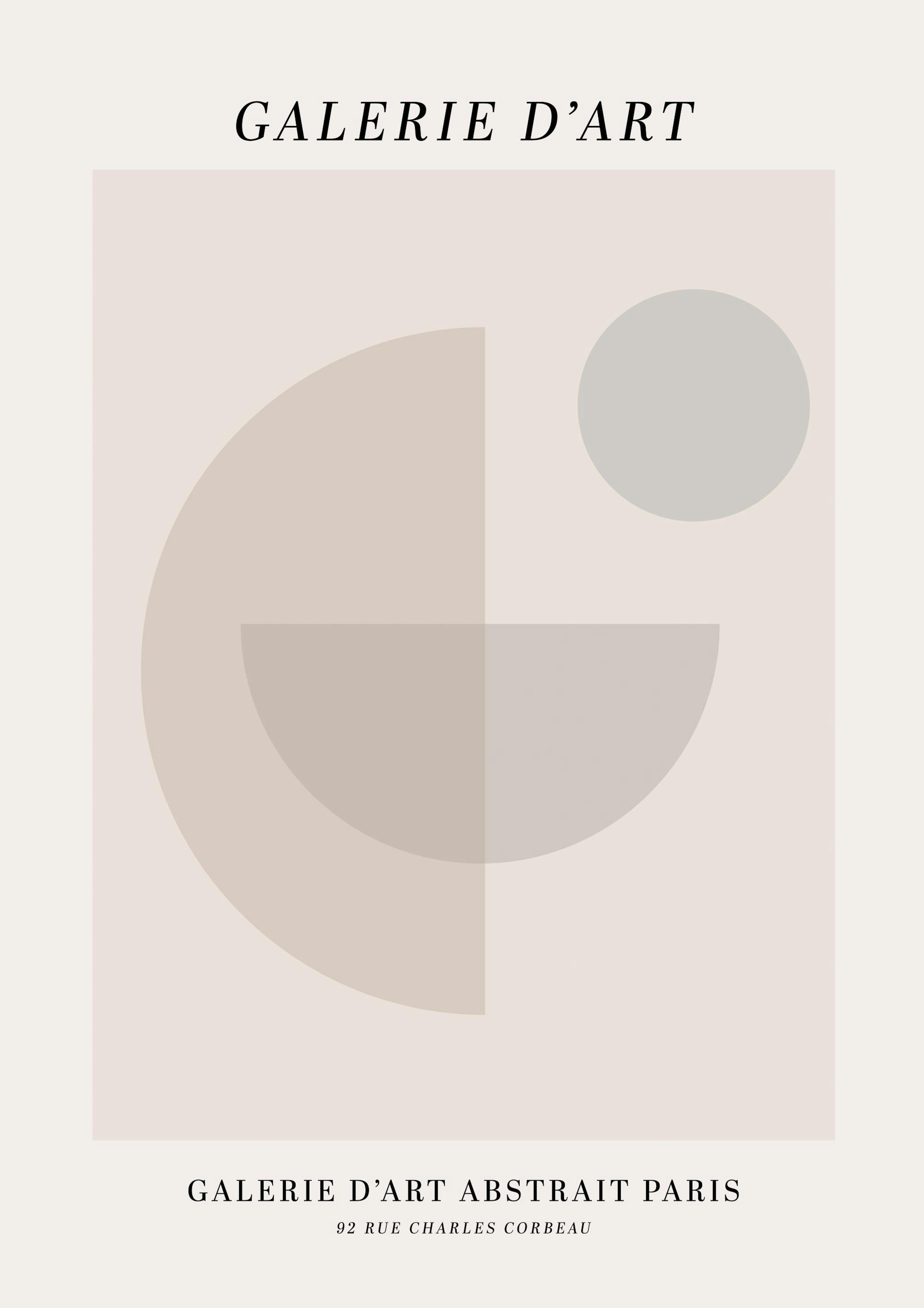 Affiche Galerie D’Art Abstrait No1 0