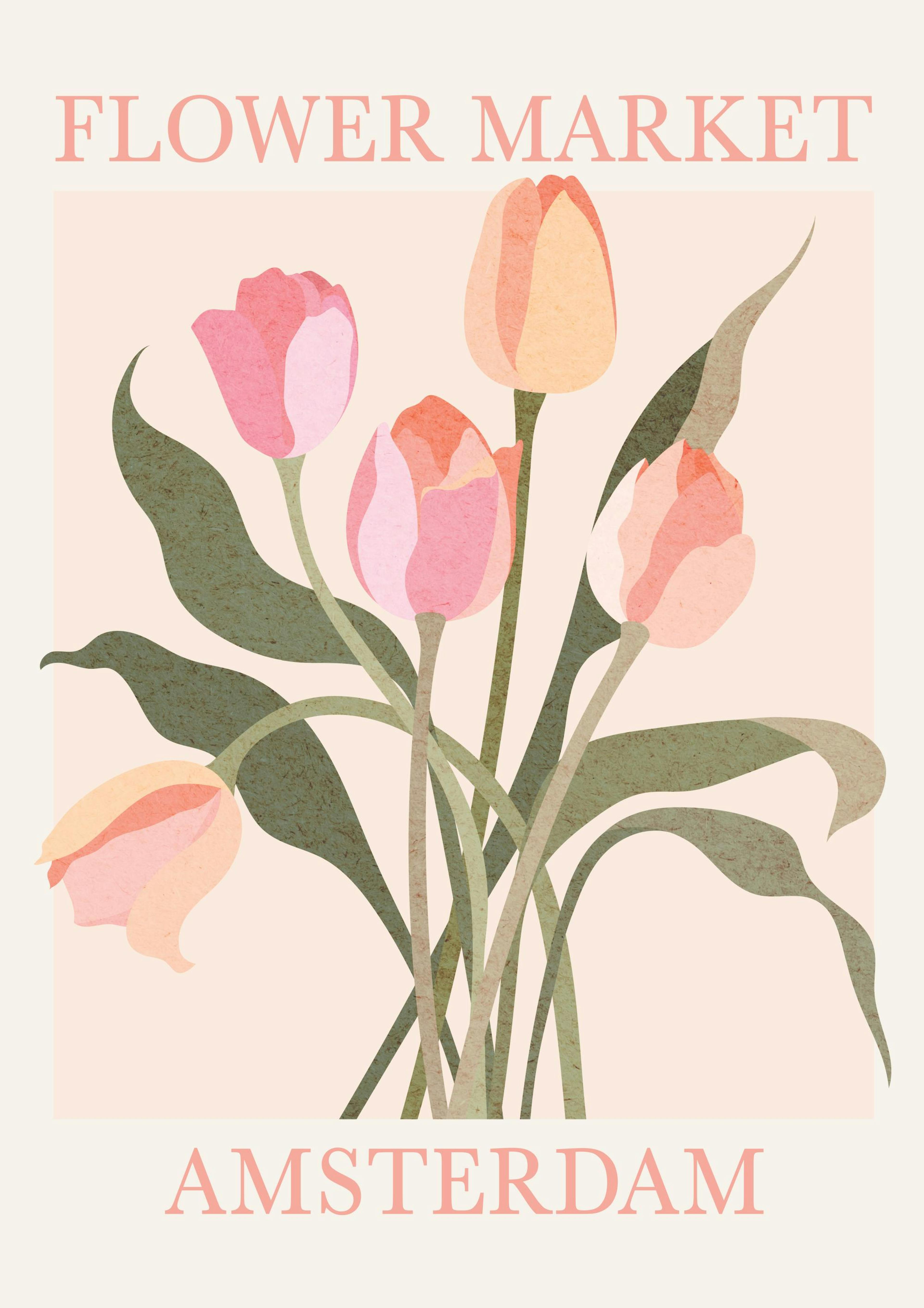 Plakat Amsterdam Flower Market 0