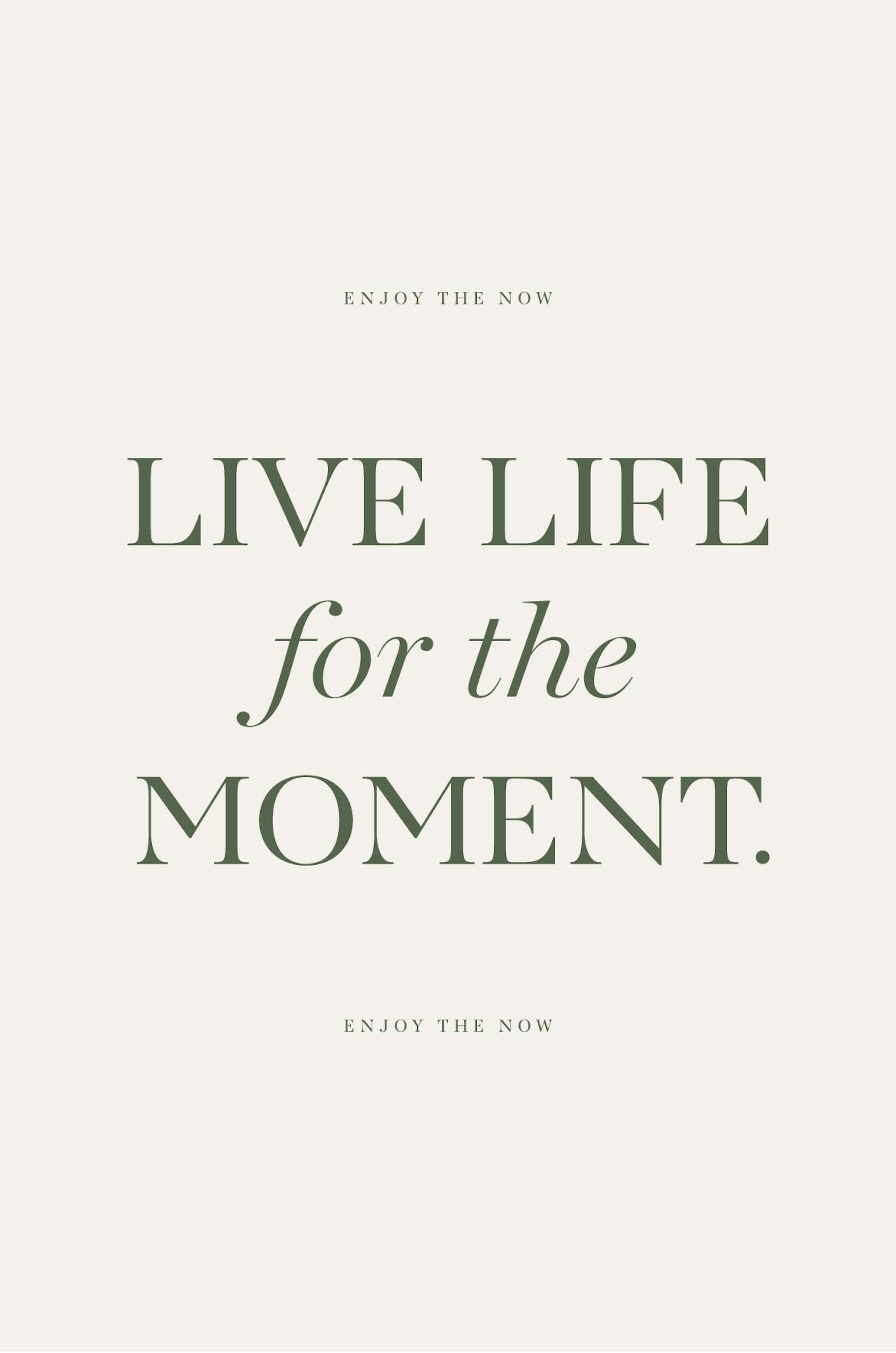 Live the Moment Poster thumbnail