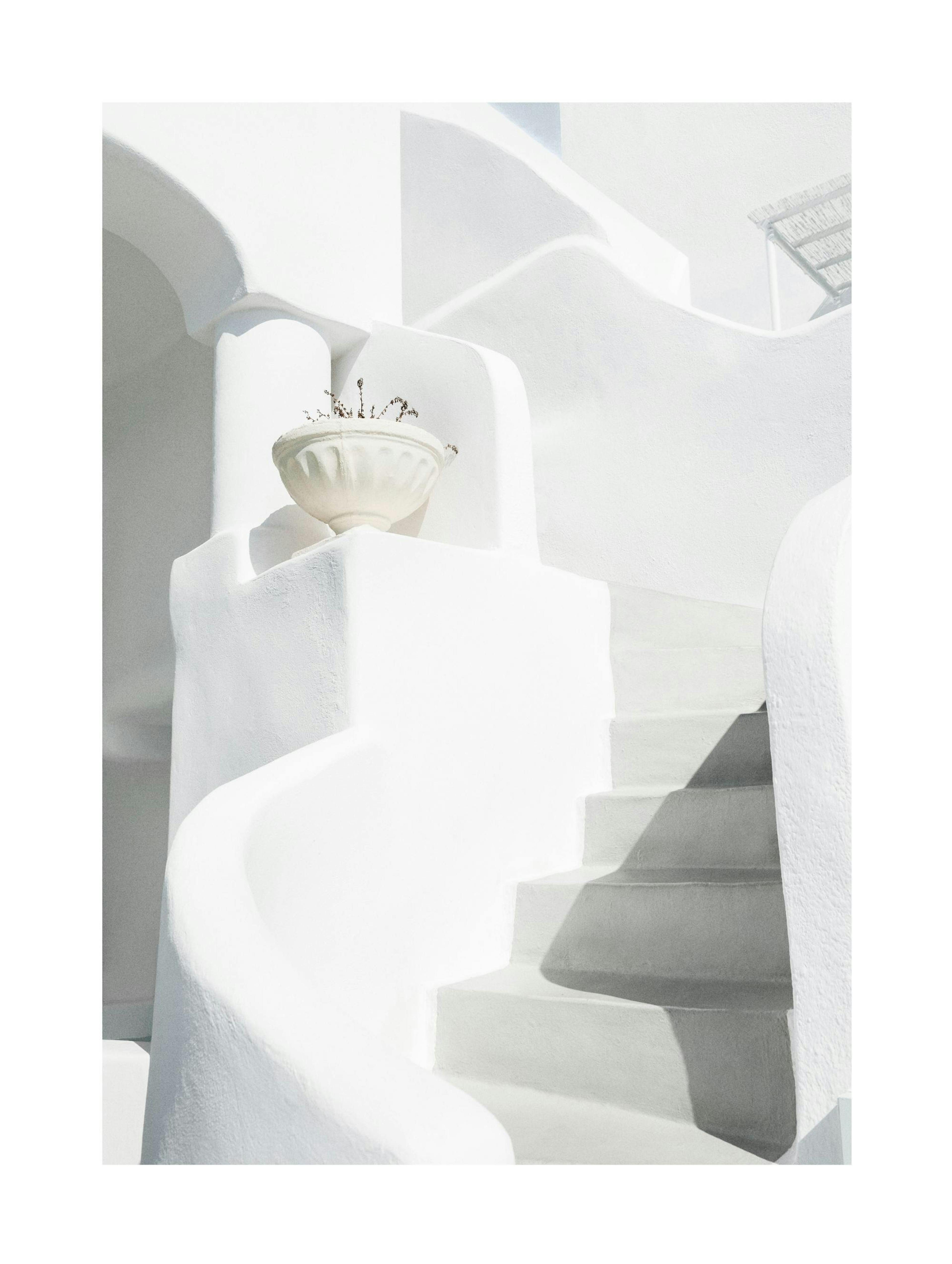 Santorini Steps Poster thumbnail