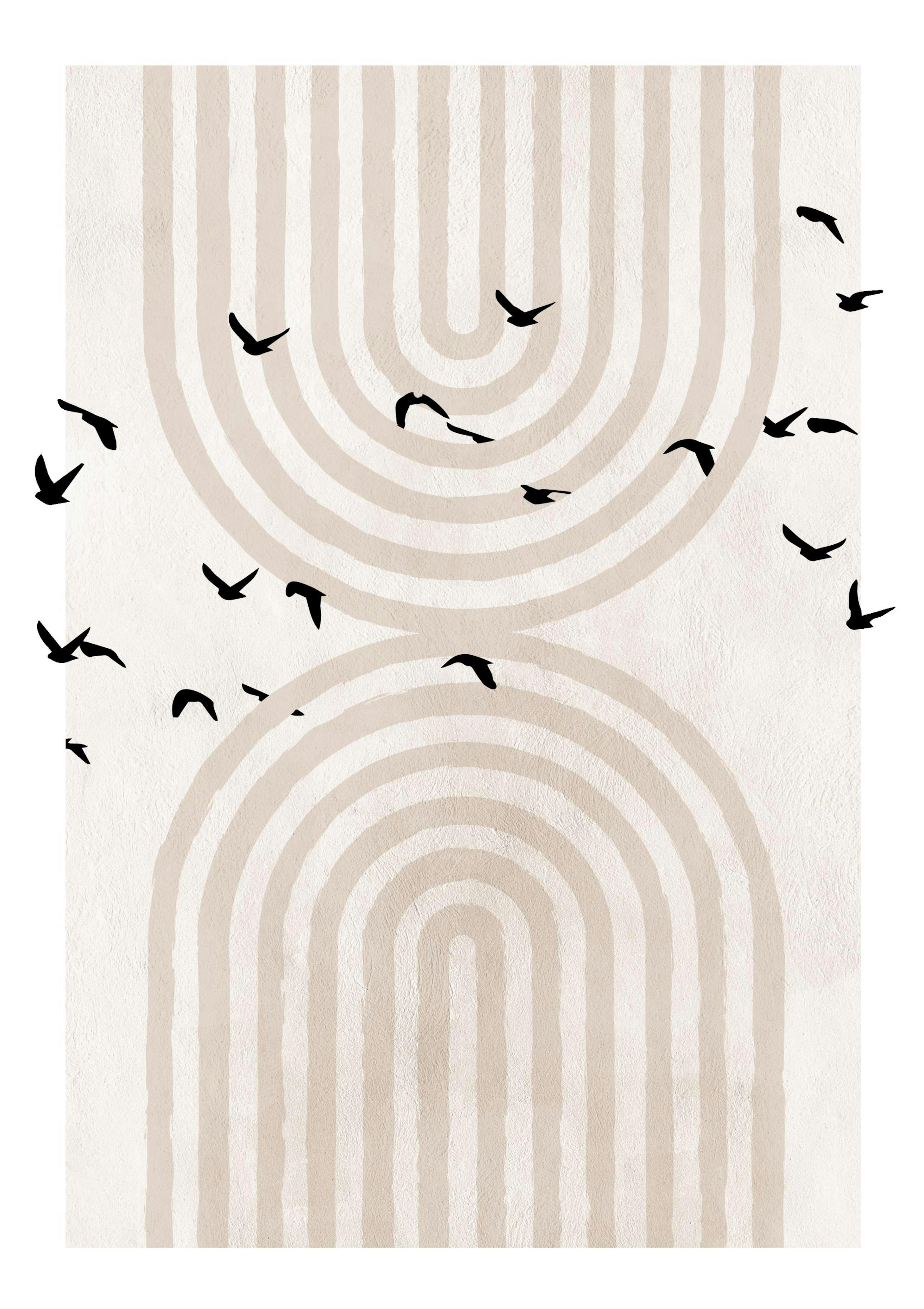 Birds and Arches Poster thumbnail
