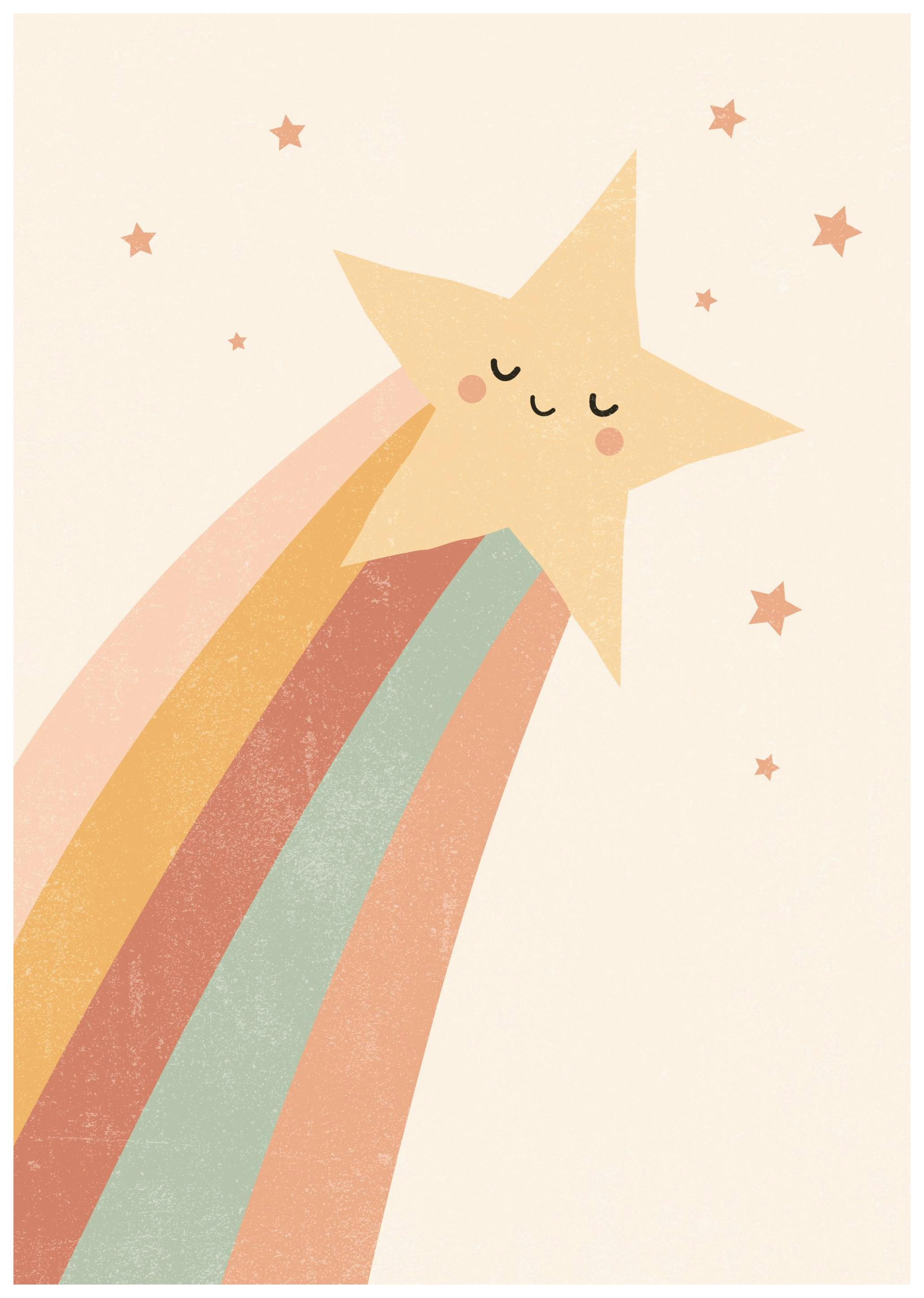 Sternschnuppe Poster (21x30 cm) - Poster Store