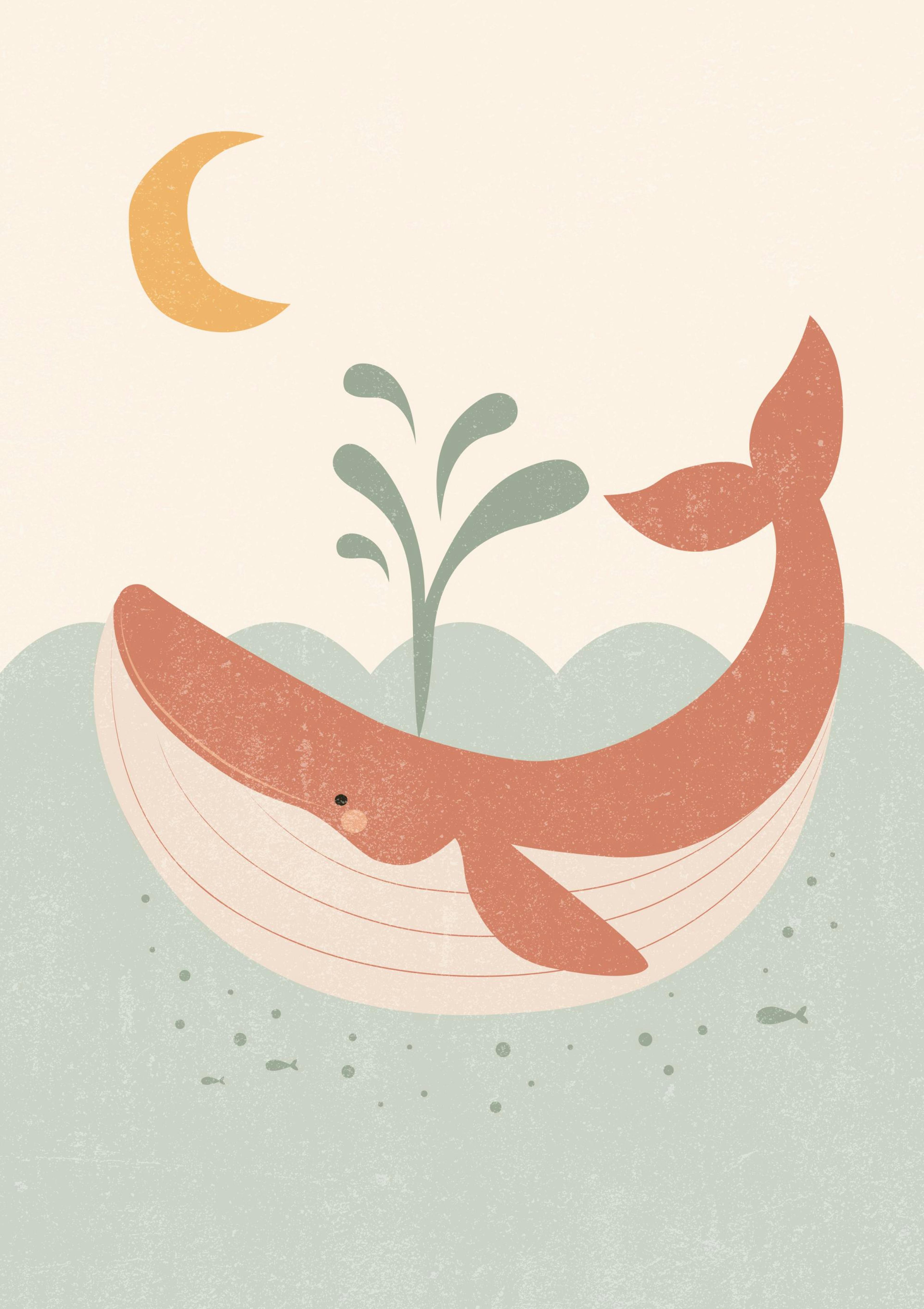 Happy Whale Poster 0