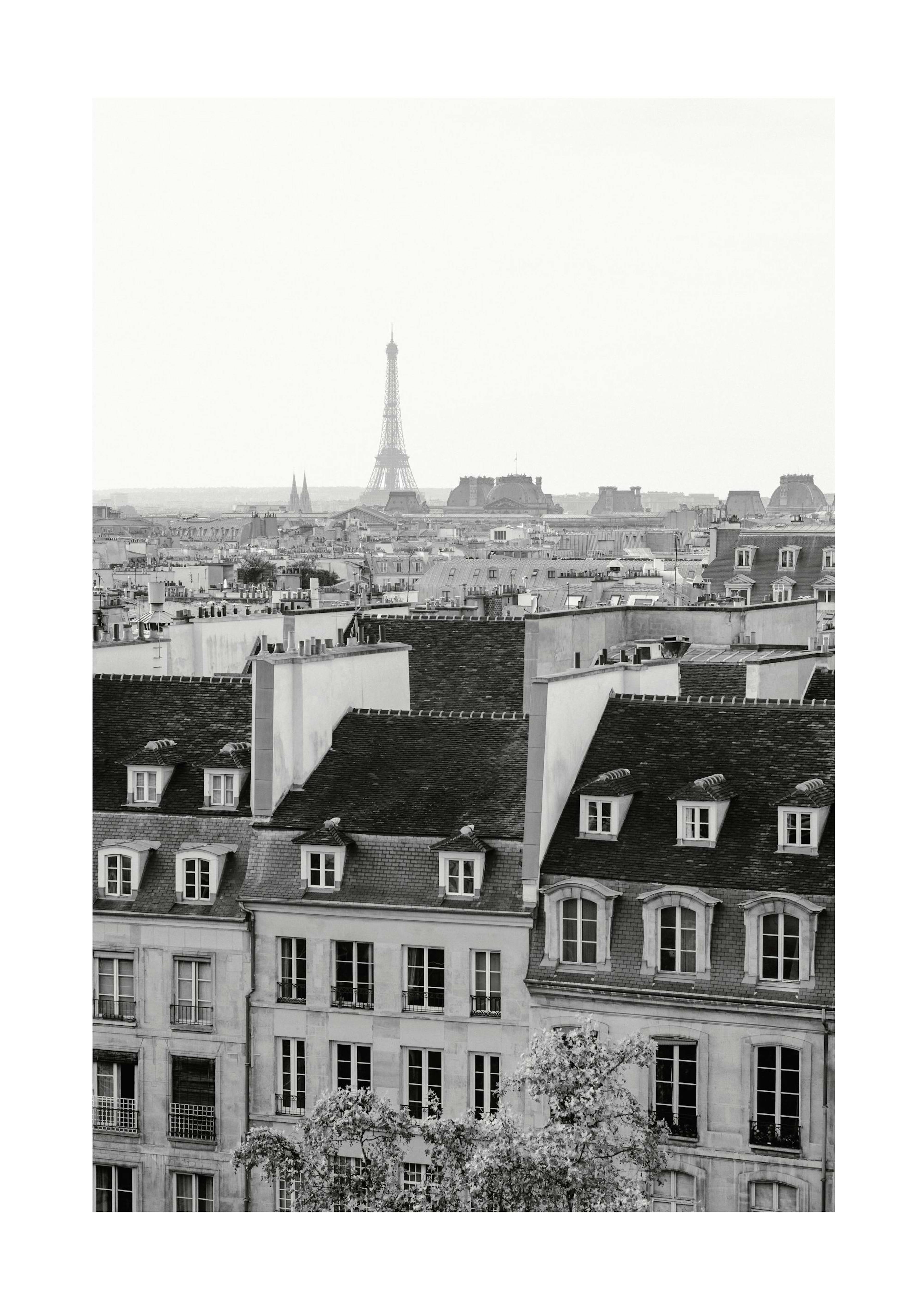 Póster del paisaje urbano de París thumbnail