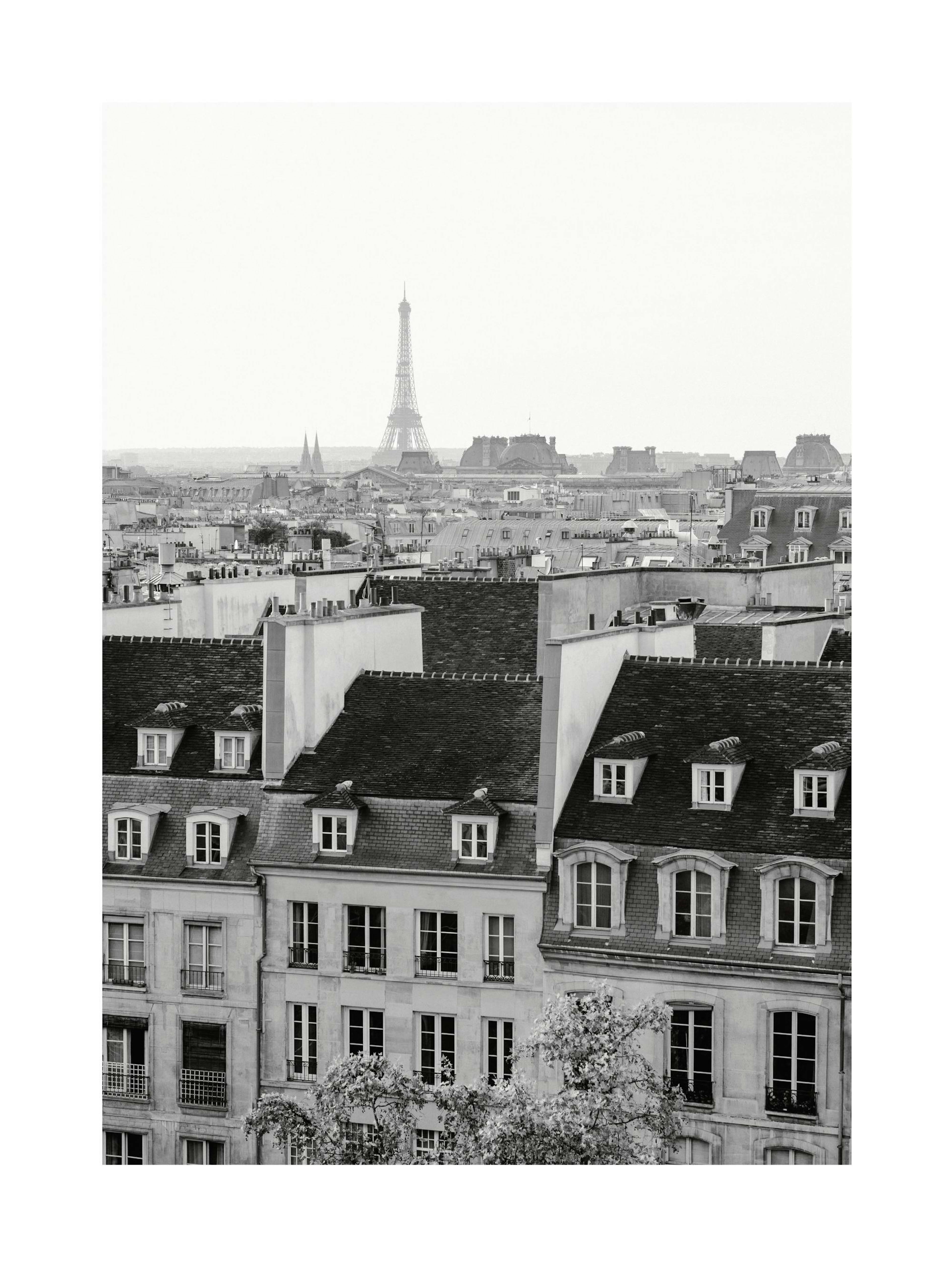Paris Cityscape Poster thumbnail