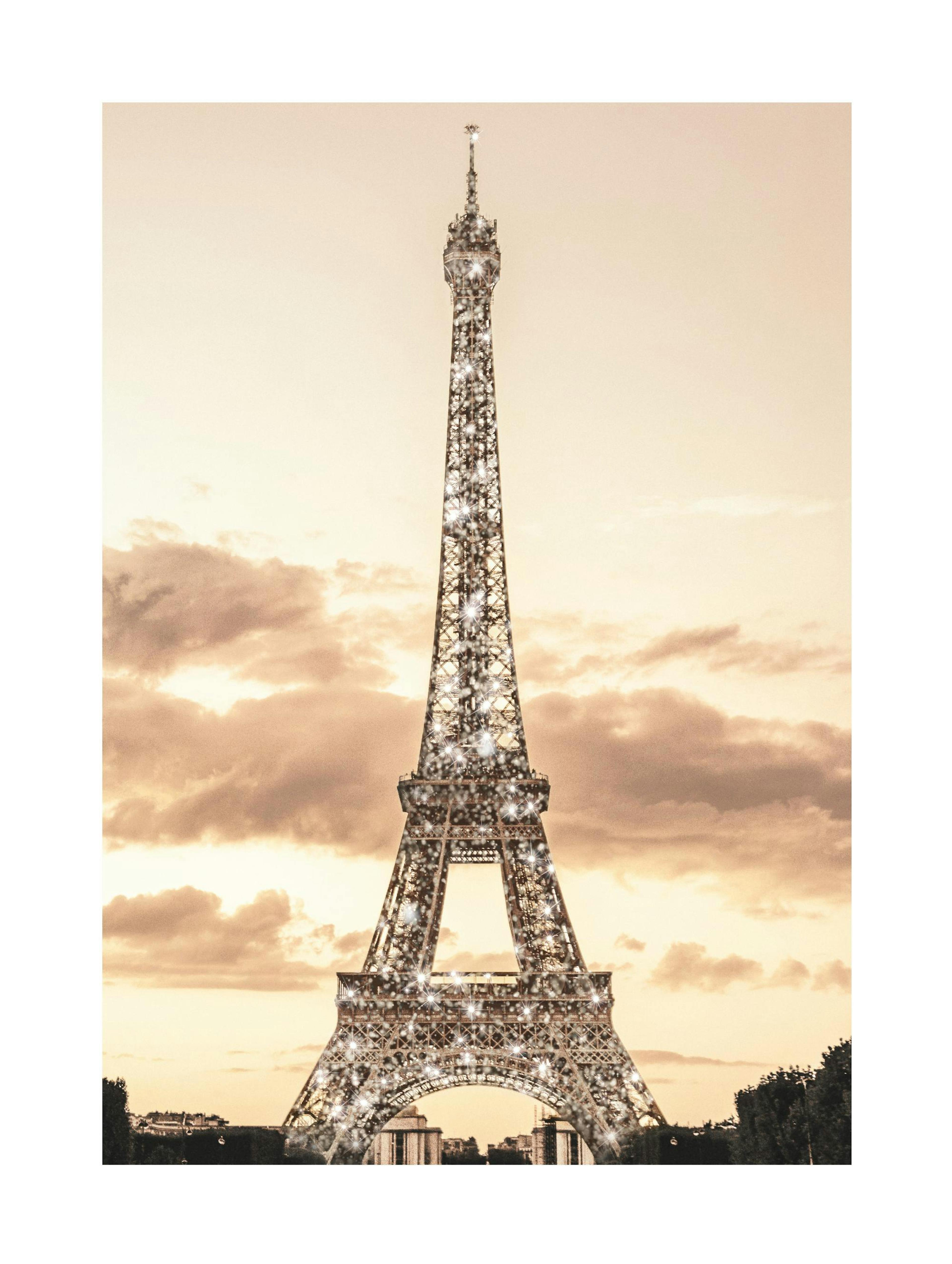 Glittery Eiffeltoren-poster thumbnail