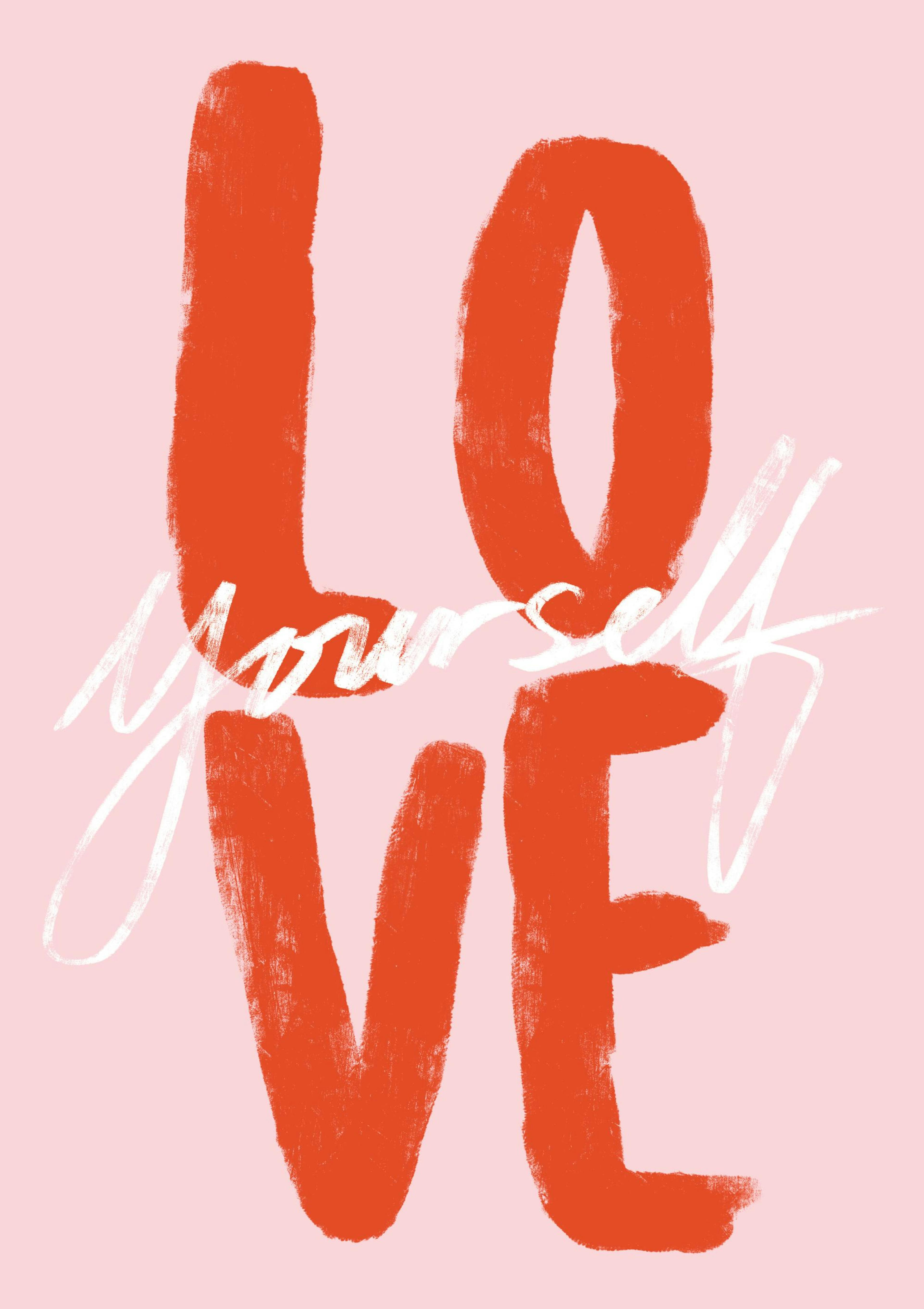 Love Yourself Pink Poster 0