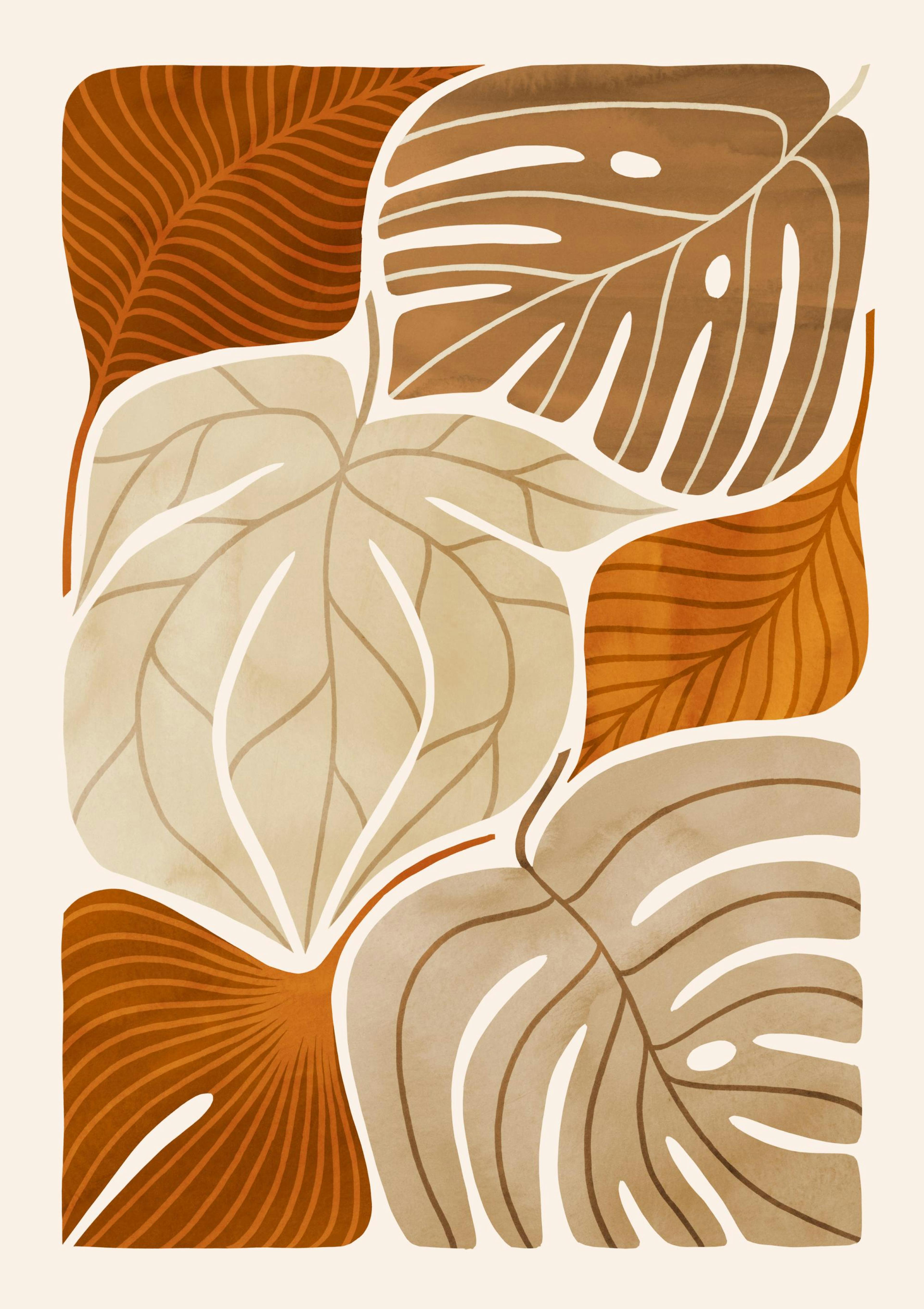 Warm Leaves Poster thumbnail