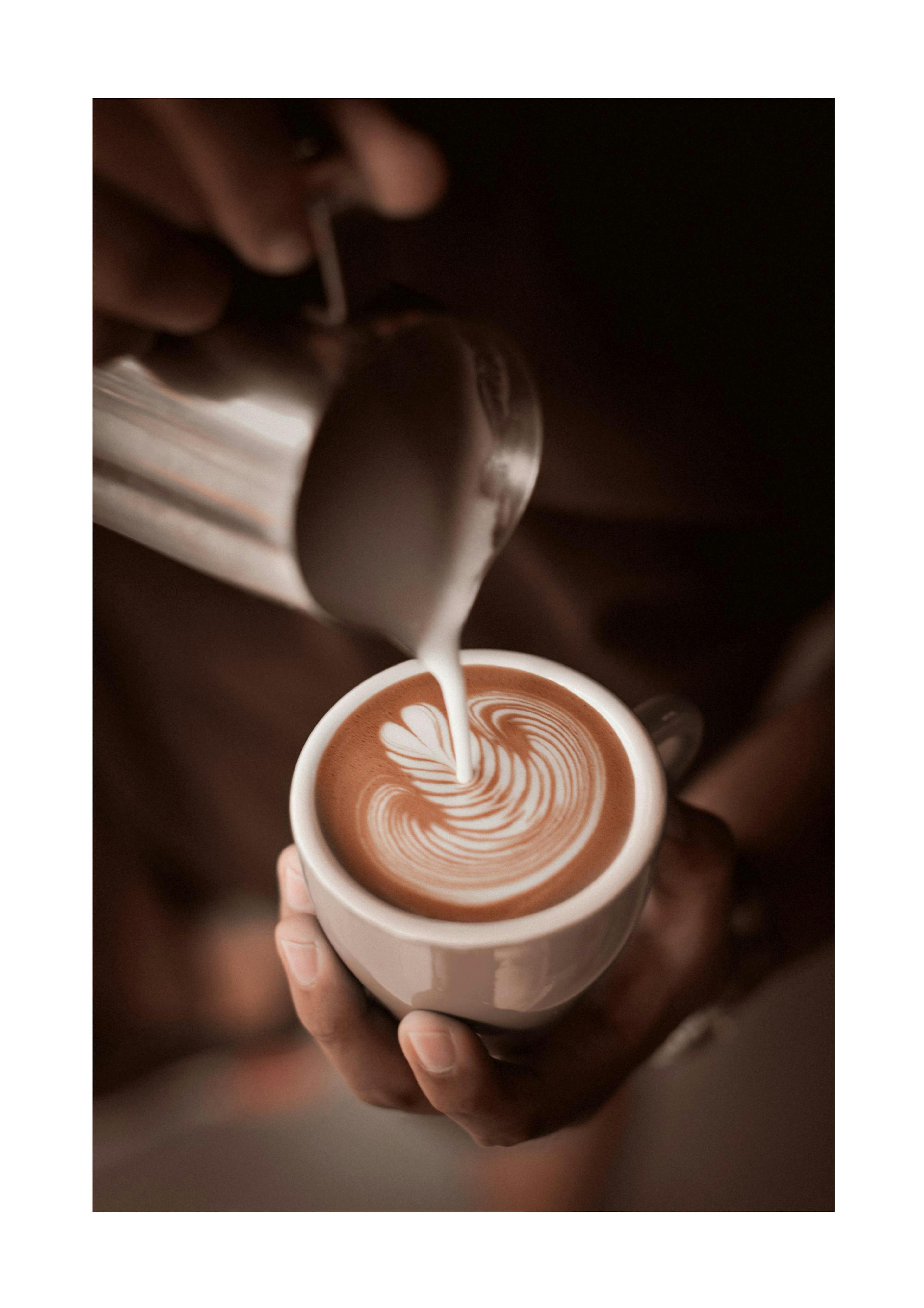 Affiche d'art de cappuccino 0