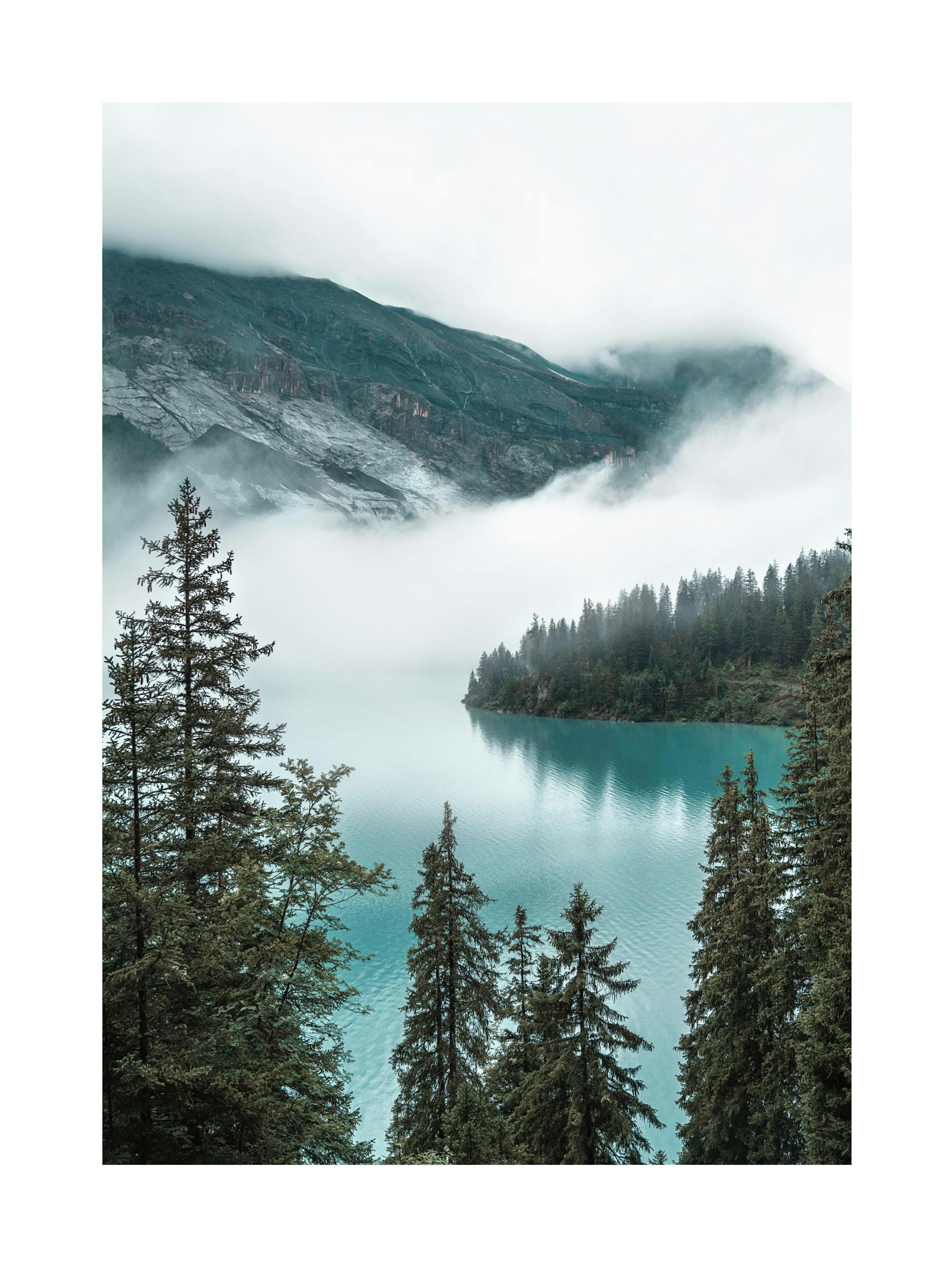 Cloudy Mountain Lake thumbnail