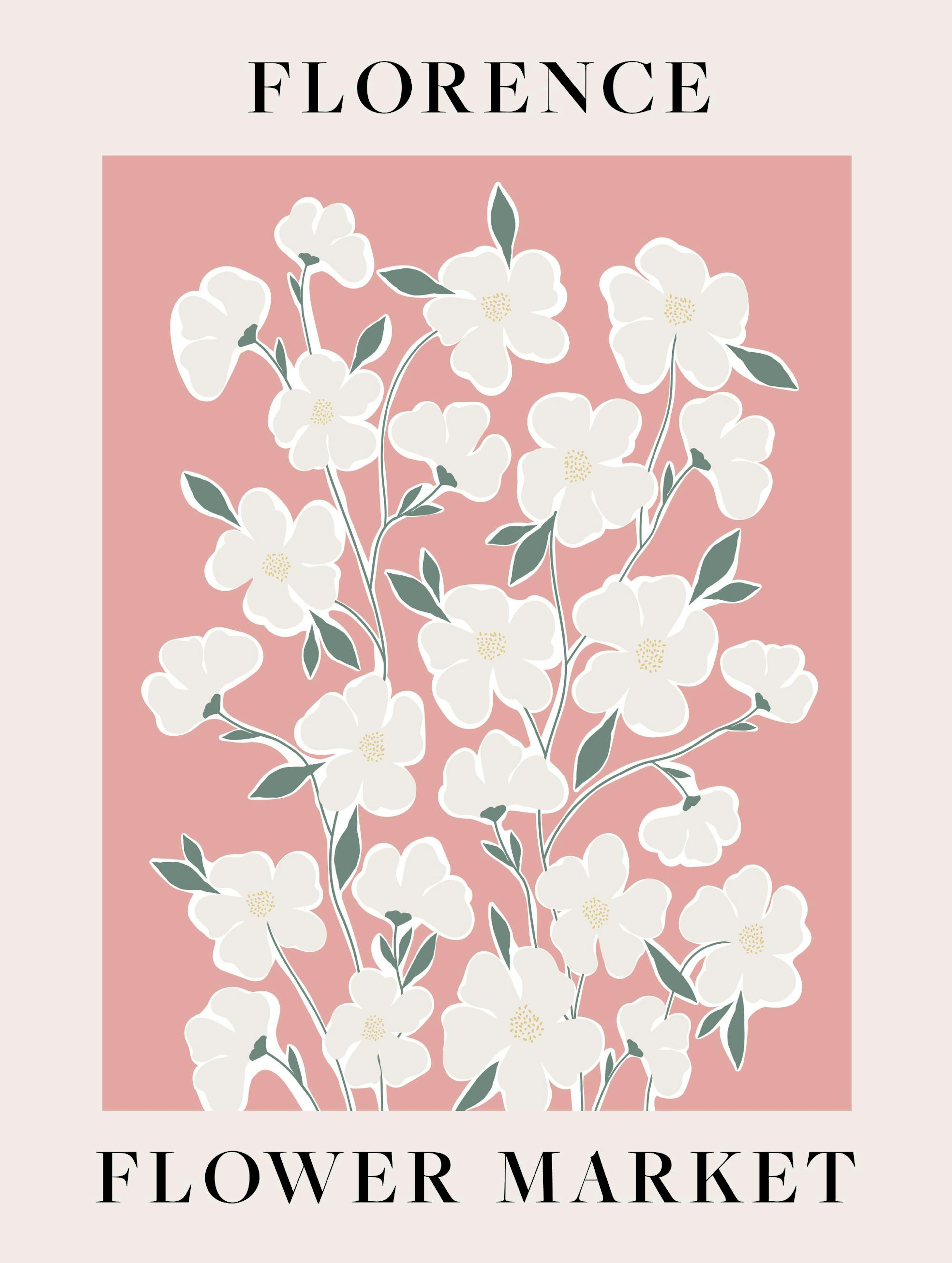 Blumenmarkt-Plakat 0