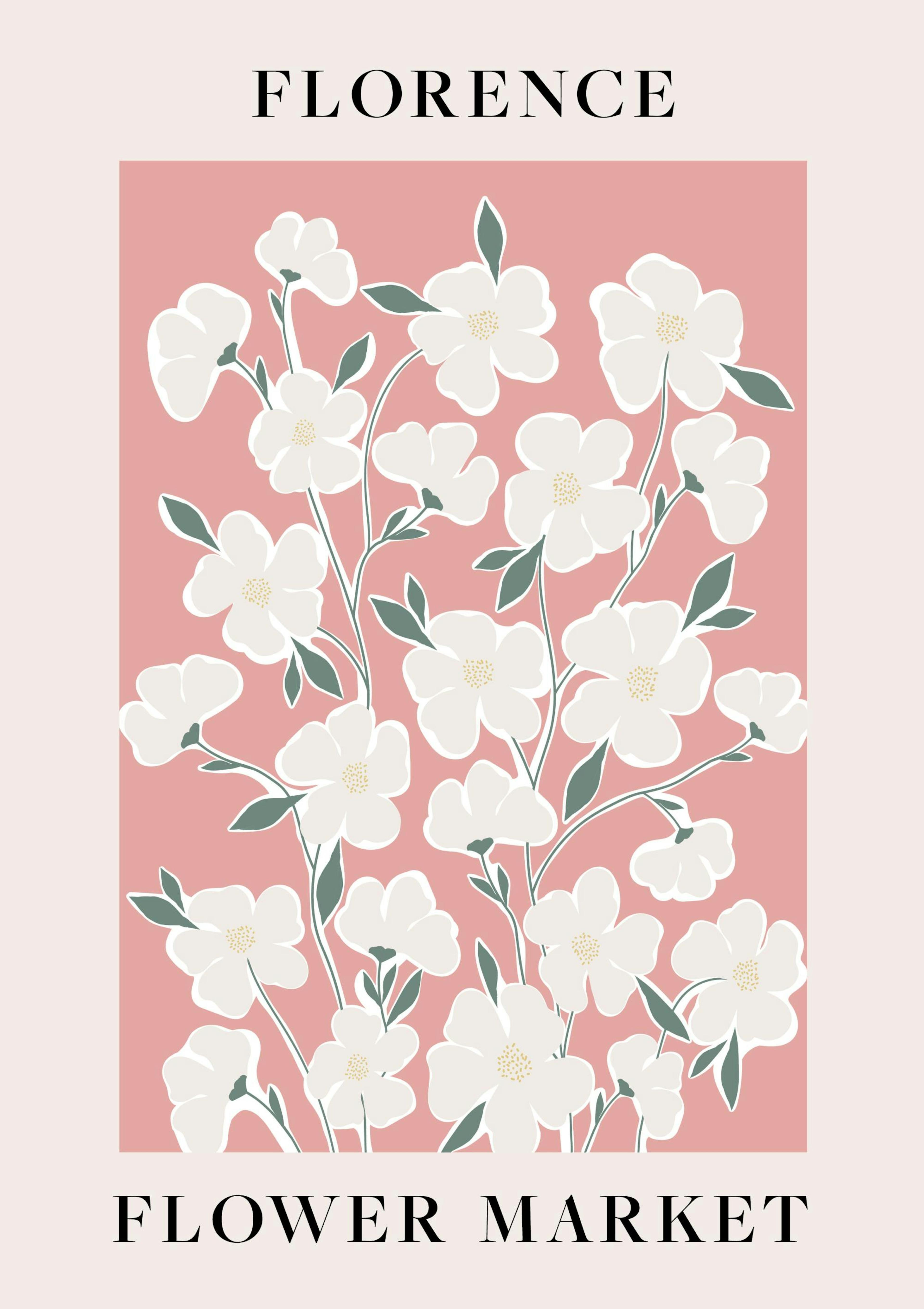 Flower Market Poster thumbnail