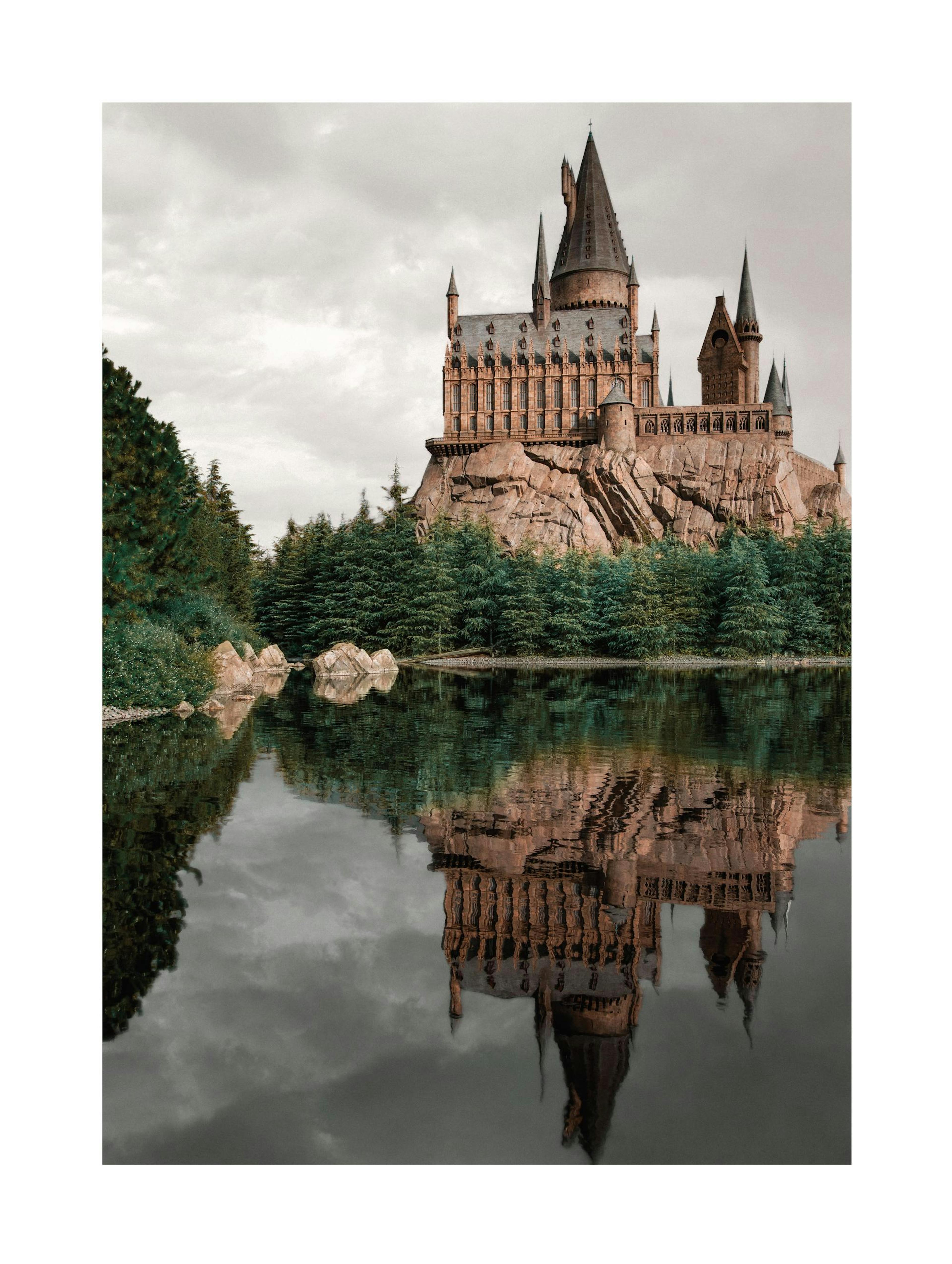 Magic Castle Reflection Poster thumbnail
